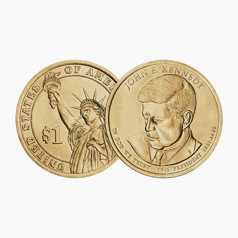 John F. Kennedy 60th Anniversary Three Coin Collectors Edition