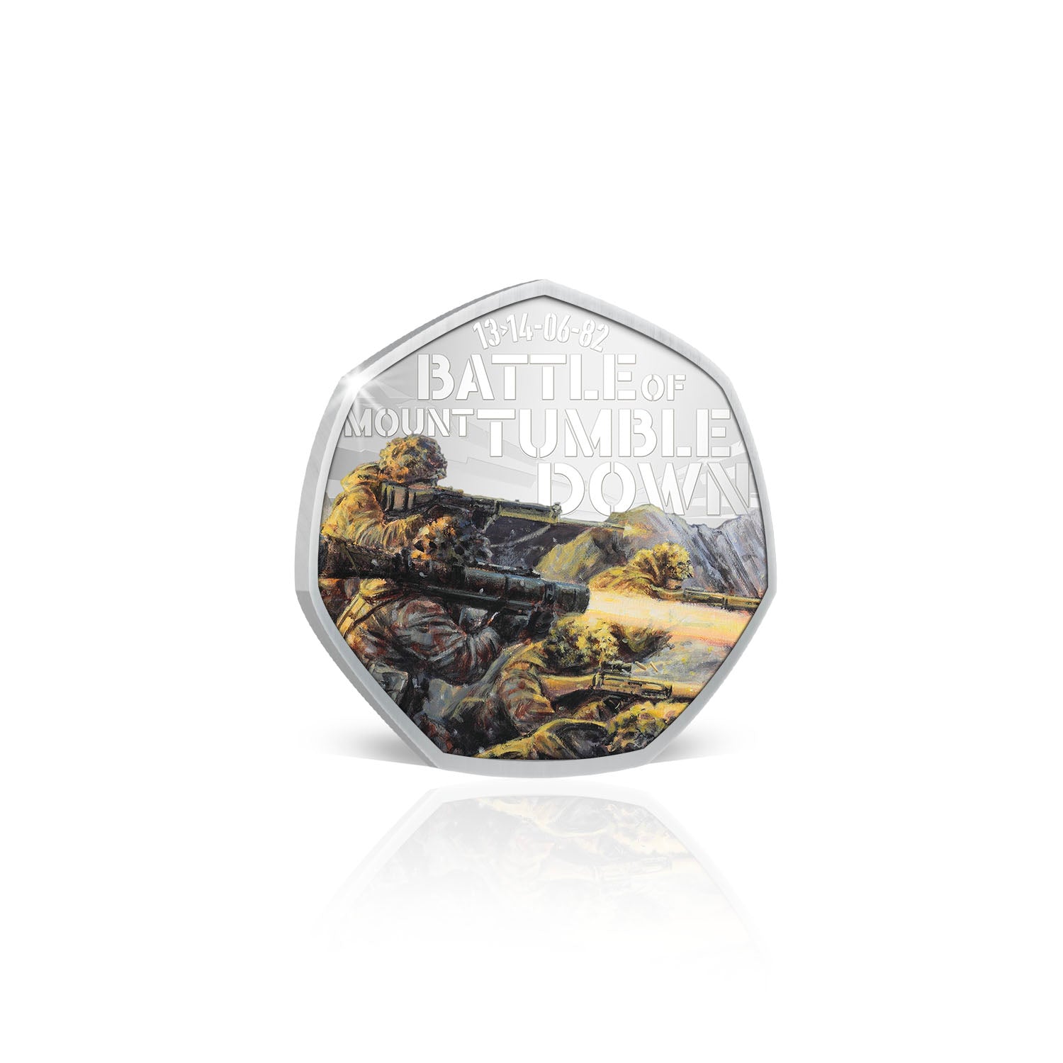Mount Tumbledown in Coin Holder