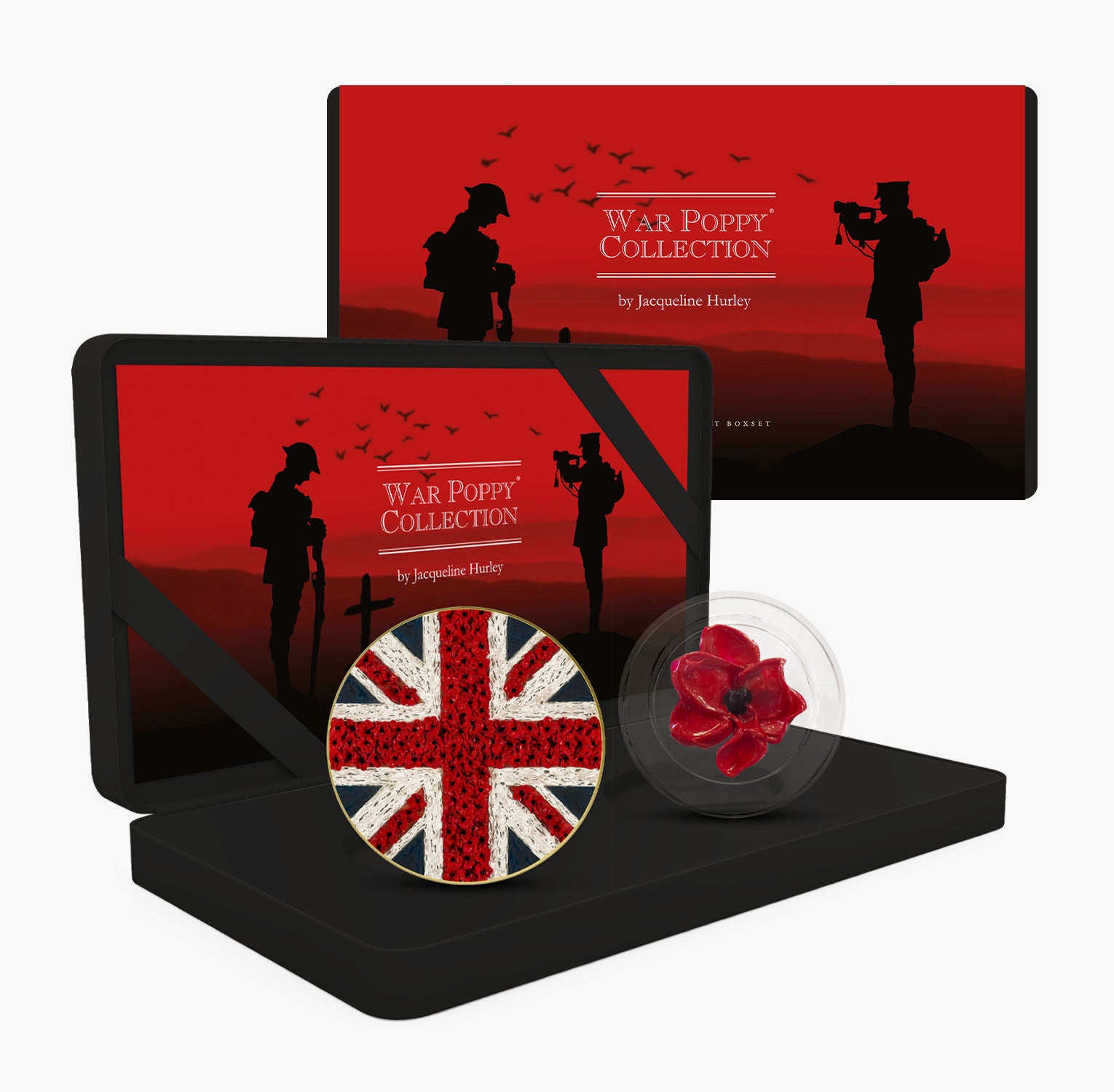 The Jacqueline Hurley War Poppy a Time to Reflect Box Set