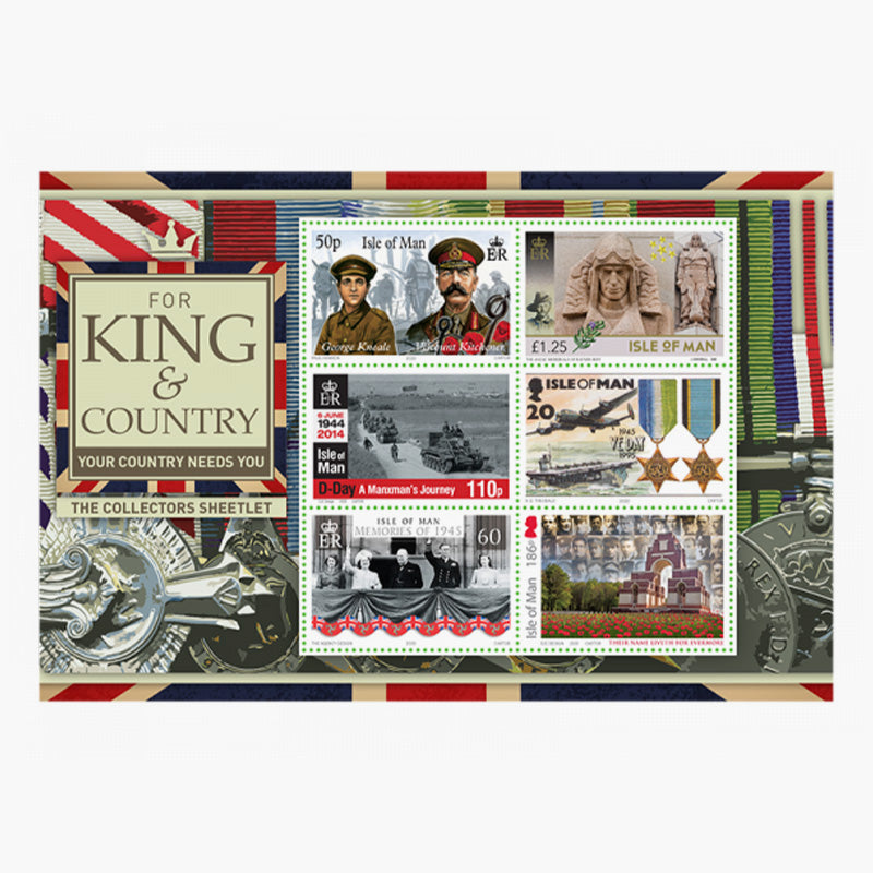 Pour le jeu de timbres militaires King &amp; Country
