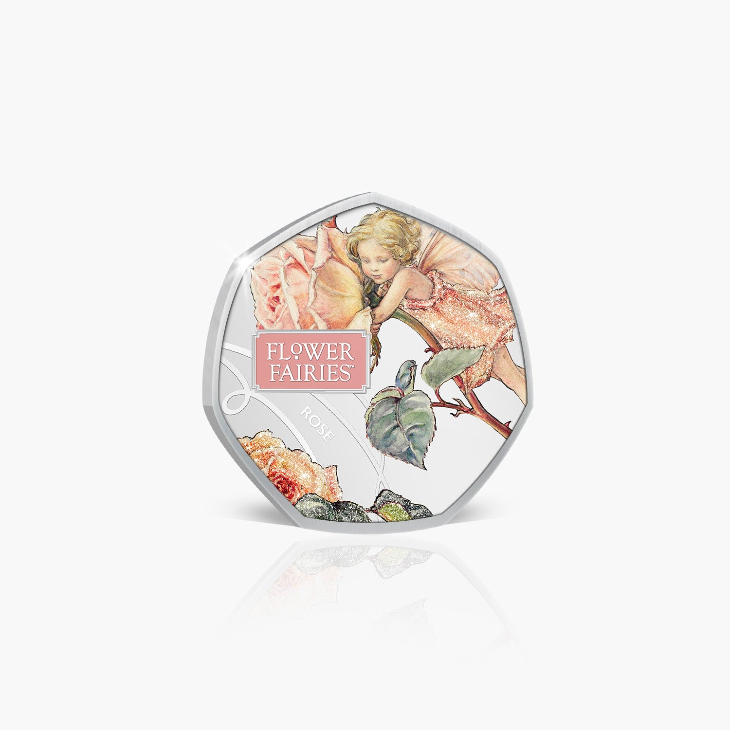 Rose Silver Plated Coin