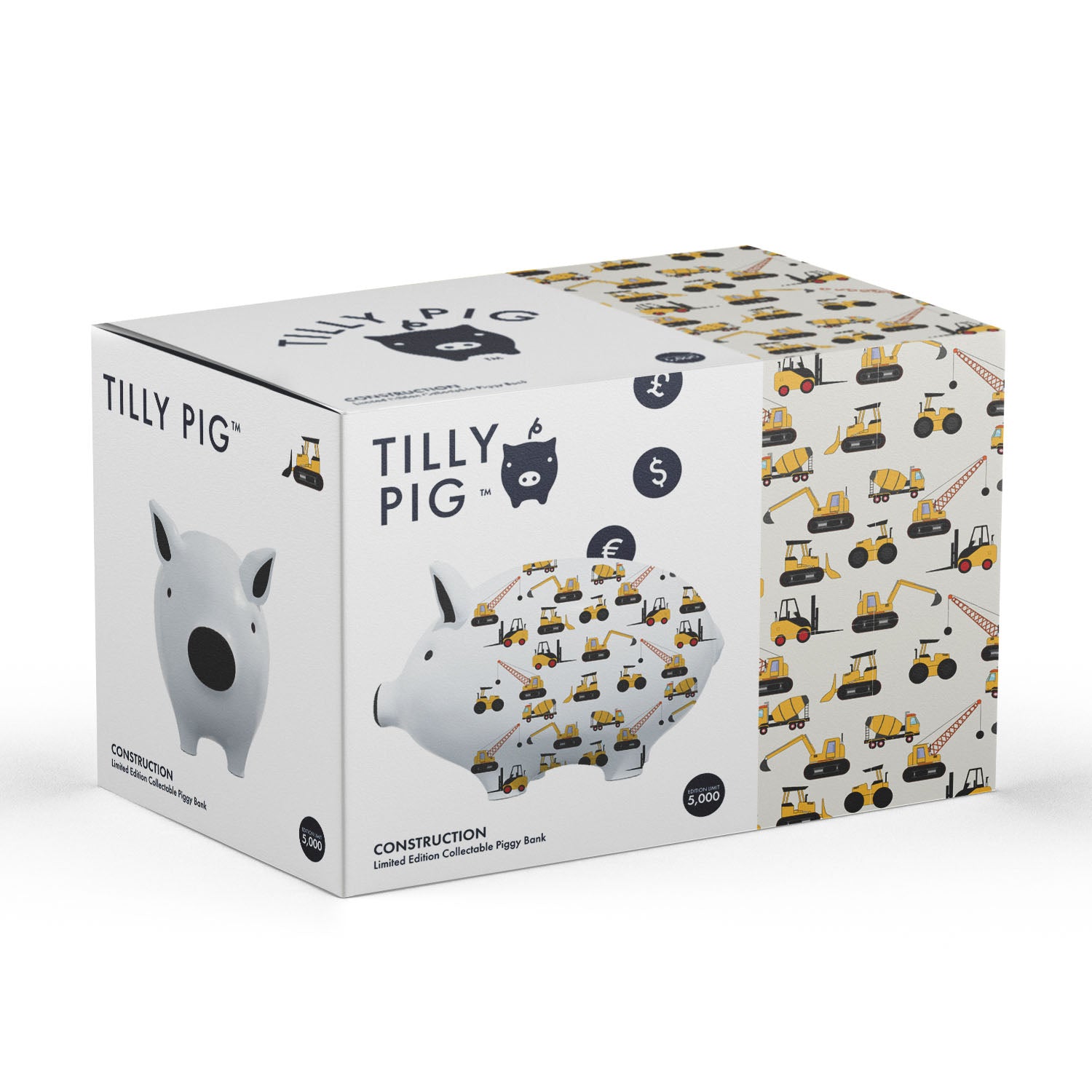 Tilly Pig - Construction Piggy Bank