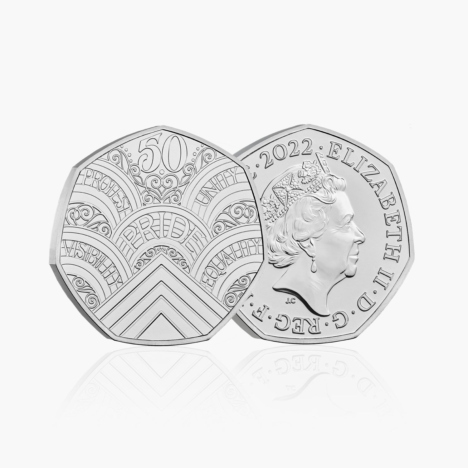 50 Years of Pride 2022 UK 50p Brilliant Uncirculated Coin