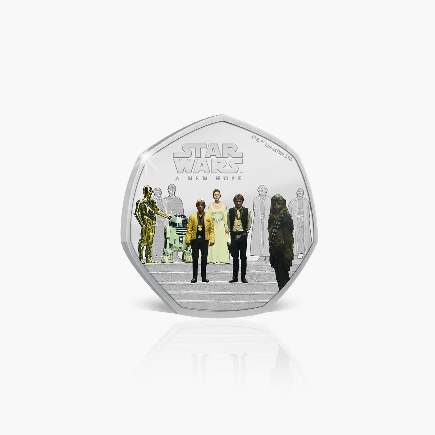 A New Hope - Medal Ceremony Silver Plated Coin
