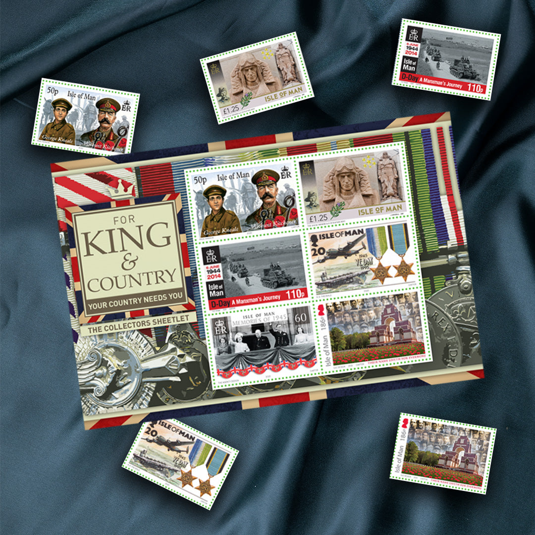 For King & Country Military Stamp Set