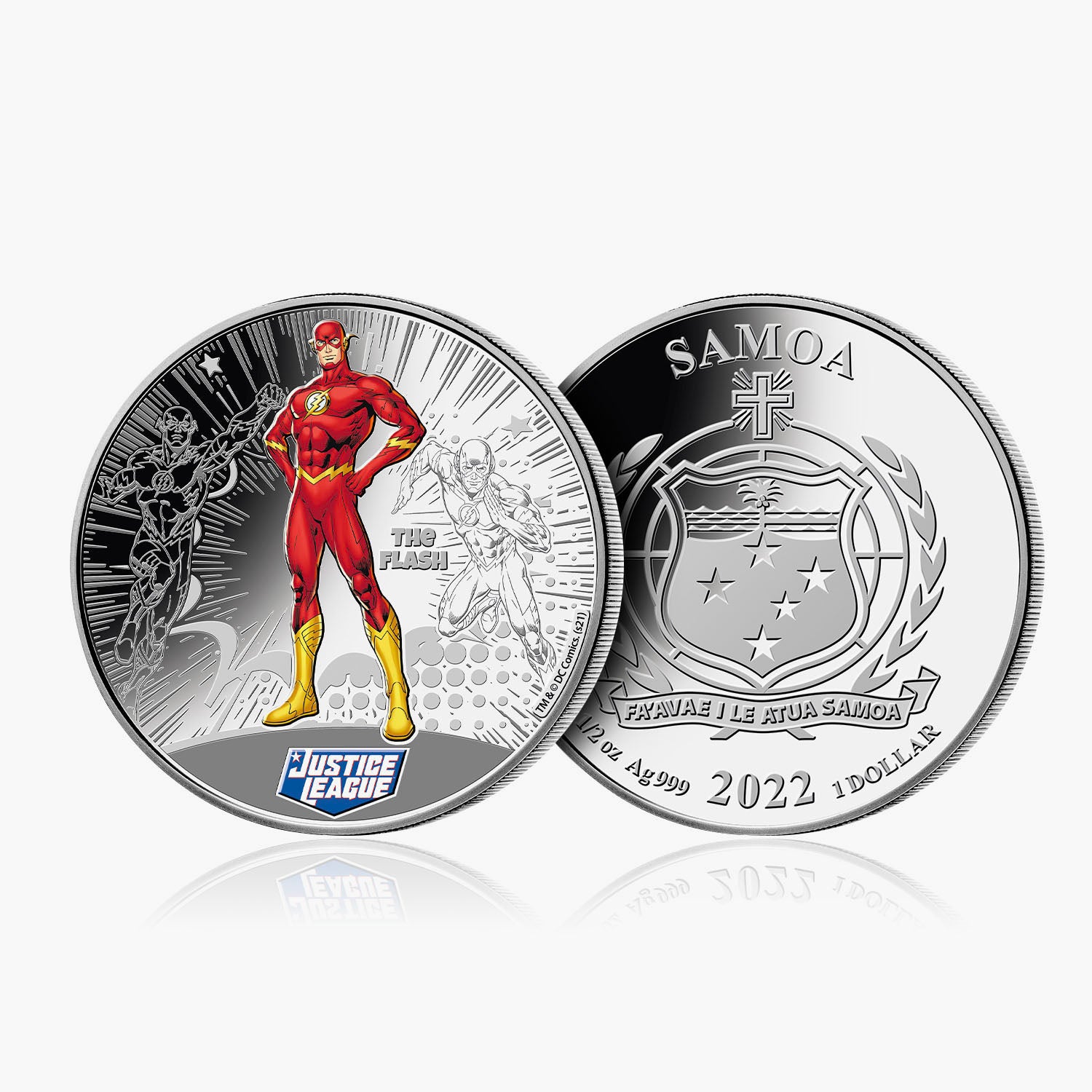 Justice League - The Flash 1/2oz Silver Coin