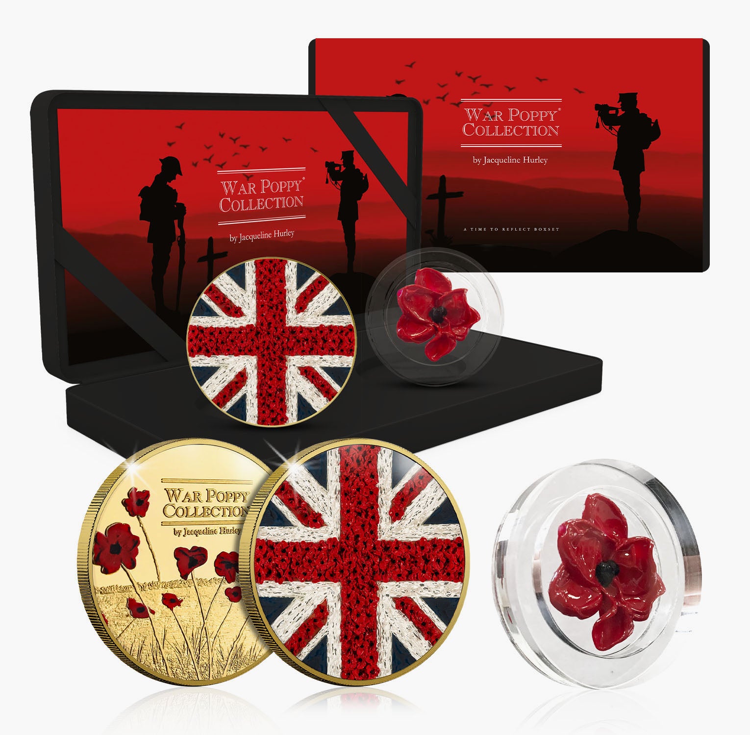 Le coffret Jacqueline Hurley War Poppy a Time to Reflect