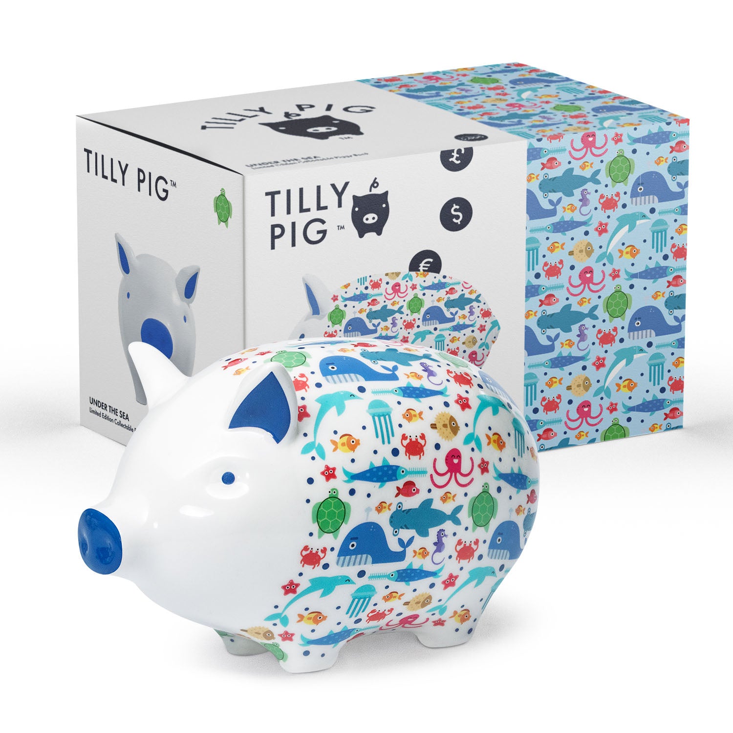 Tilly Pig - Under The Sea  Piggy Bank