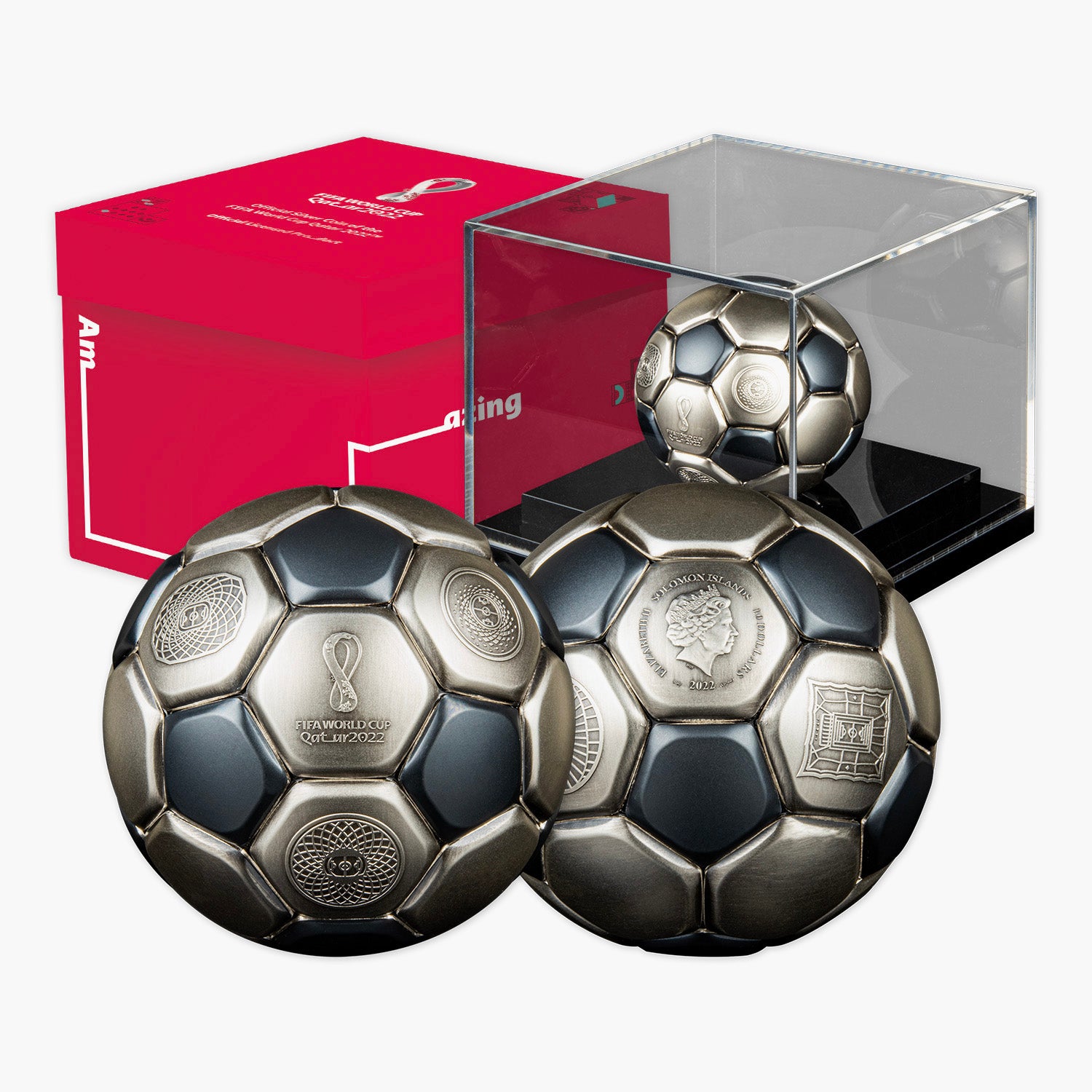 FIFA World Cup 2022™ Spherical 3oz Silver Football Coin