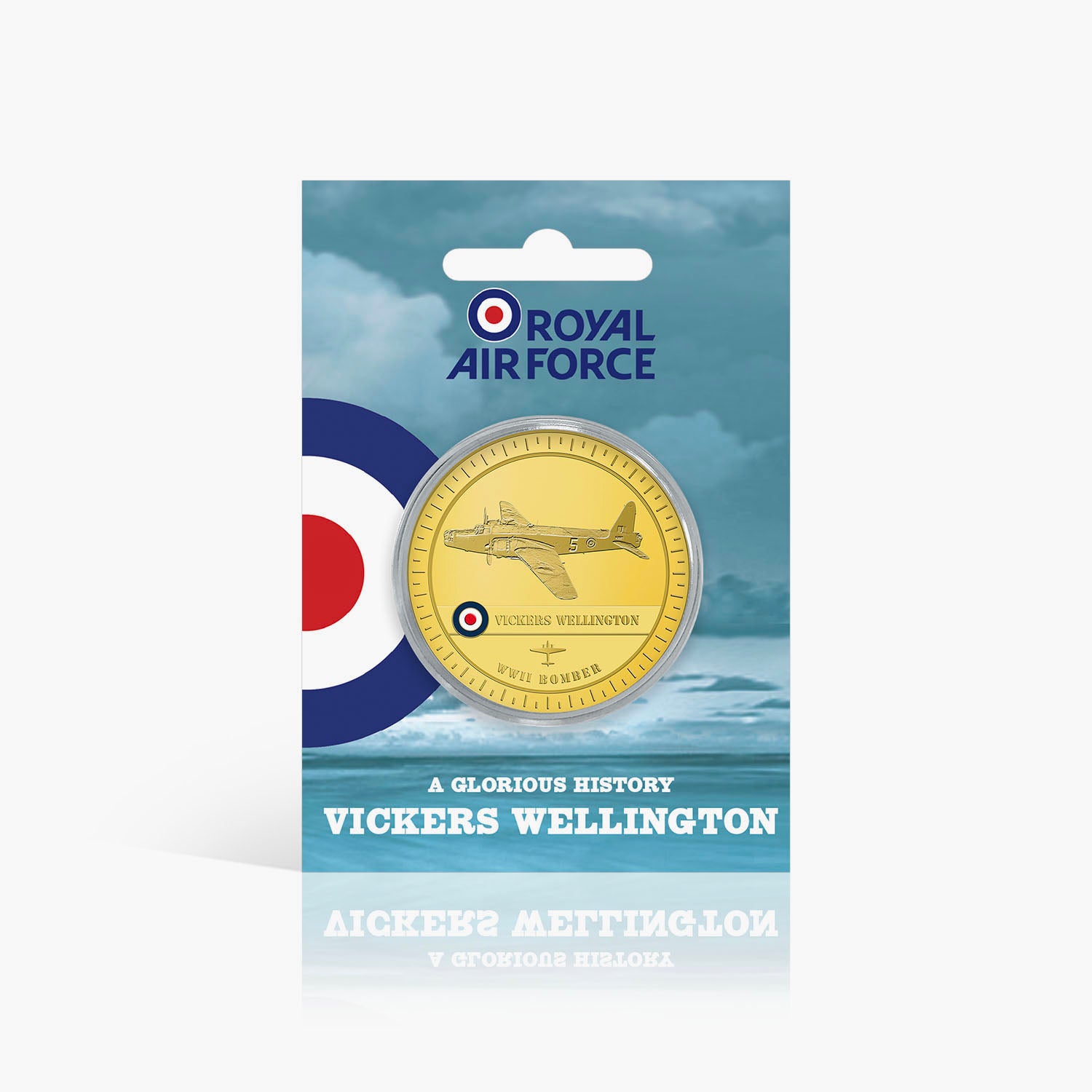 Commémoratif Vickers Wellington plaqué or