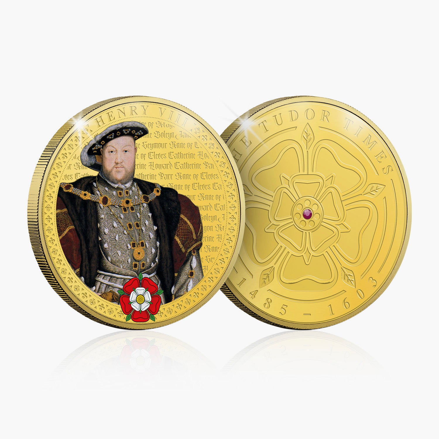 Henry VIII Gold-Plated Commemorative