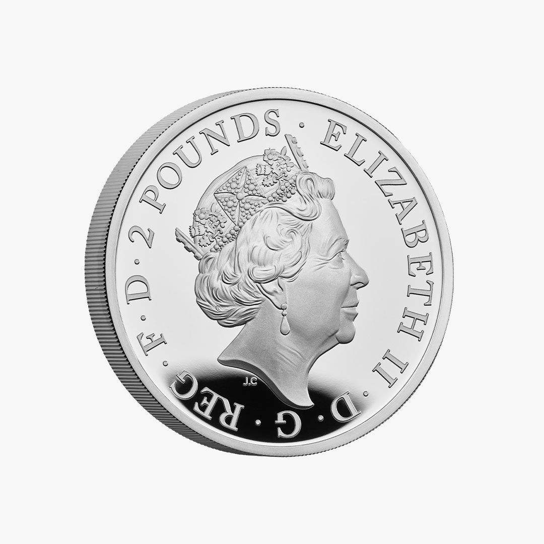 Pièce d'argent de qualité épreuve numismatique Britannia 2022 britannique de 1 once