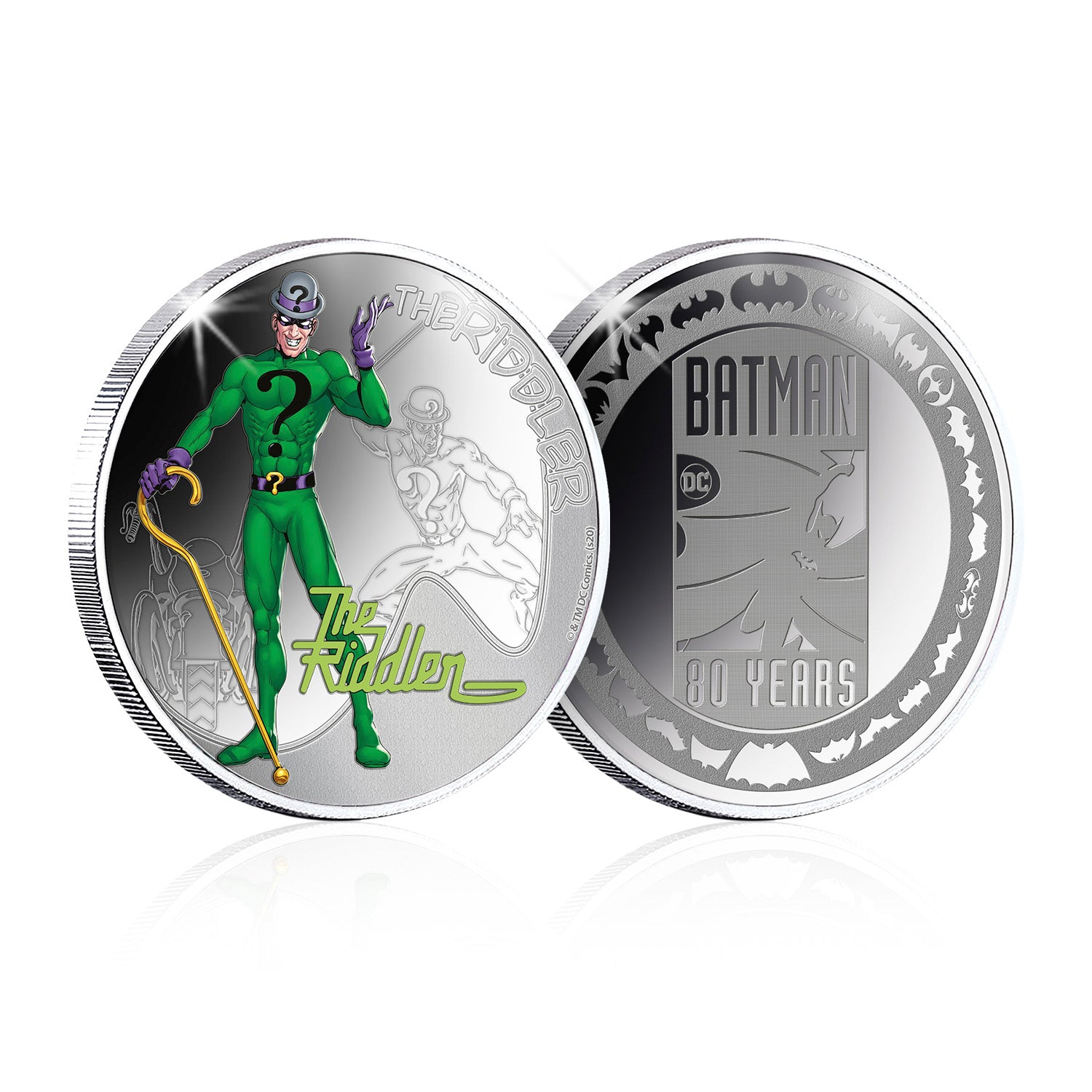 Riddler Silver-Plated Commemorative
