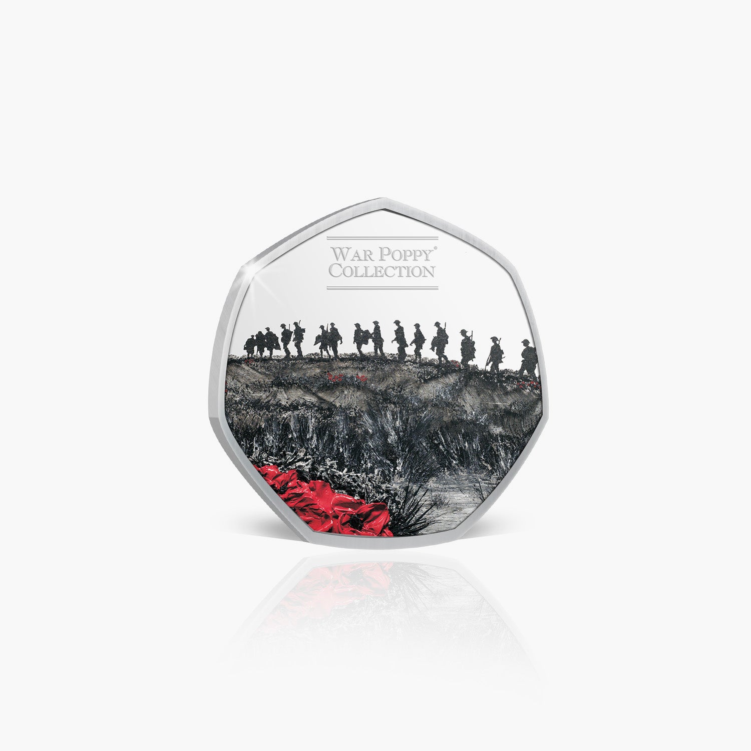 Where The Tommies Go Silver Plated Coin