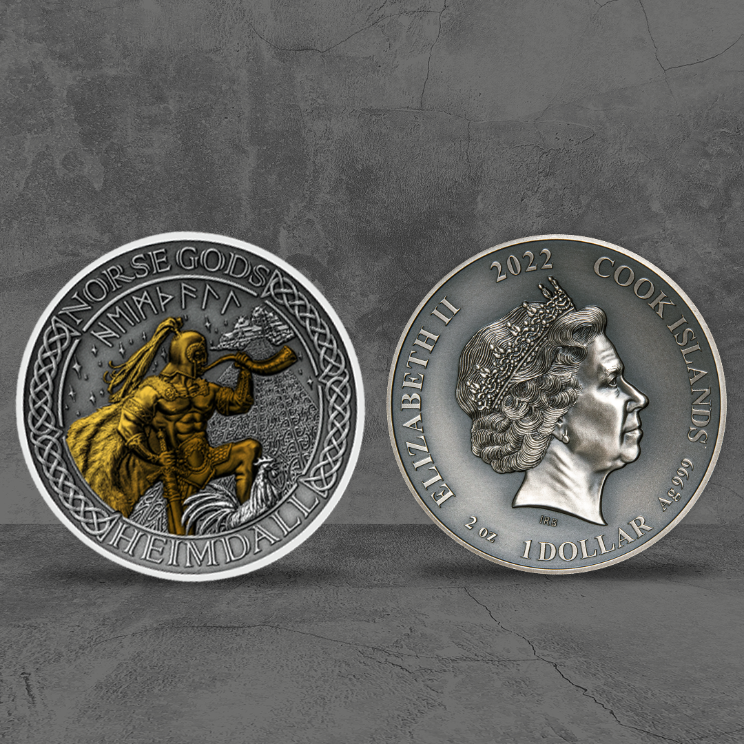 Norse God Heimdall 2oz Silver Coin