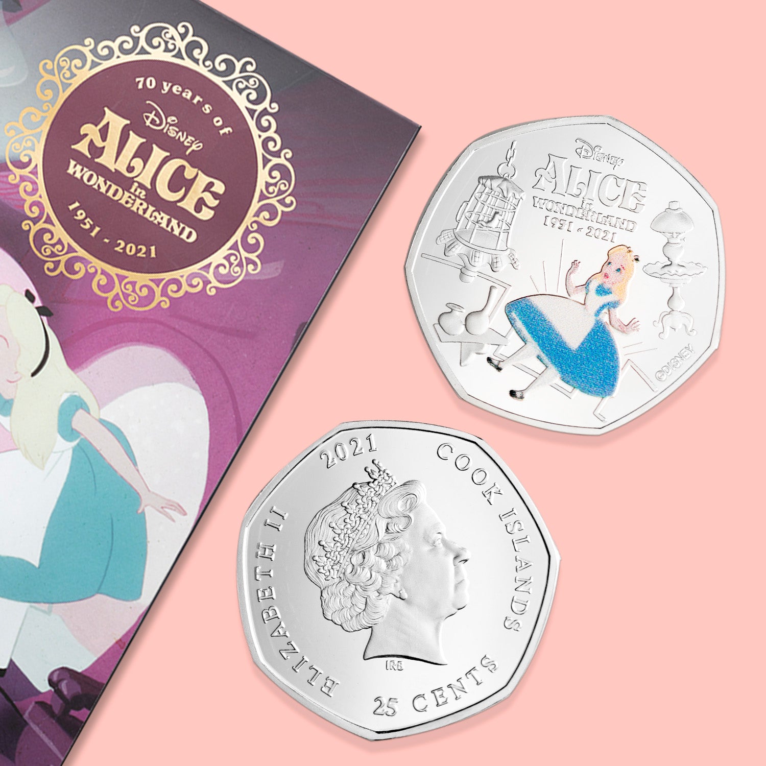 La collection du 70e anniversaire de Disney Alice au pays des merveilles 