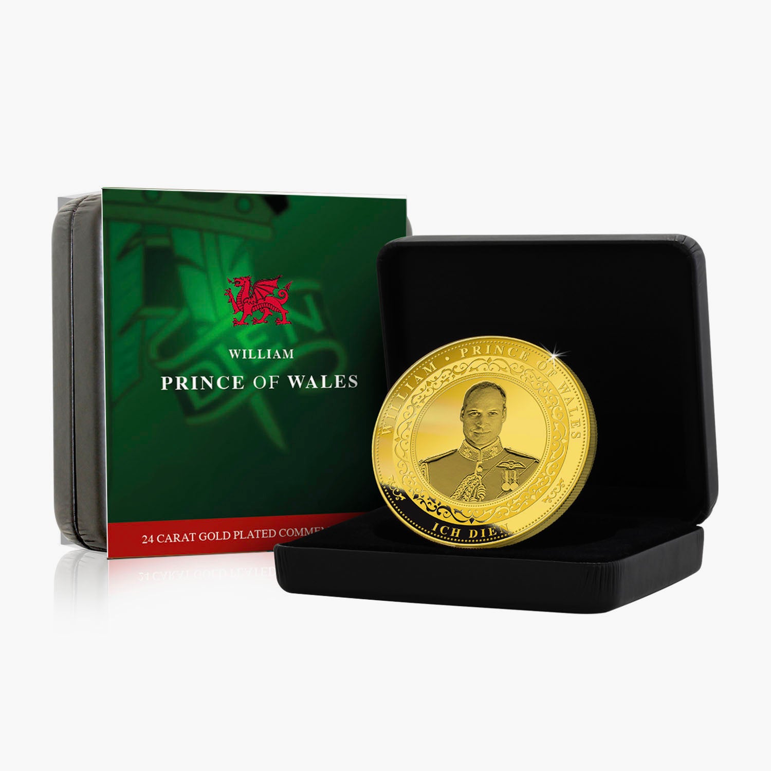 William - The Prince of Wales Gold Plated Commemorative