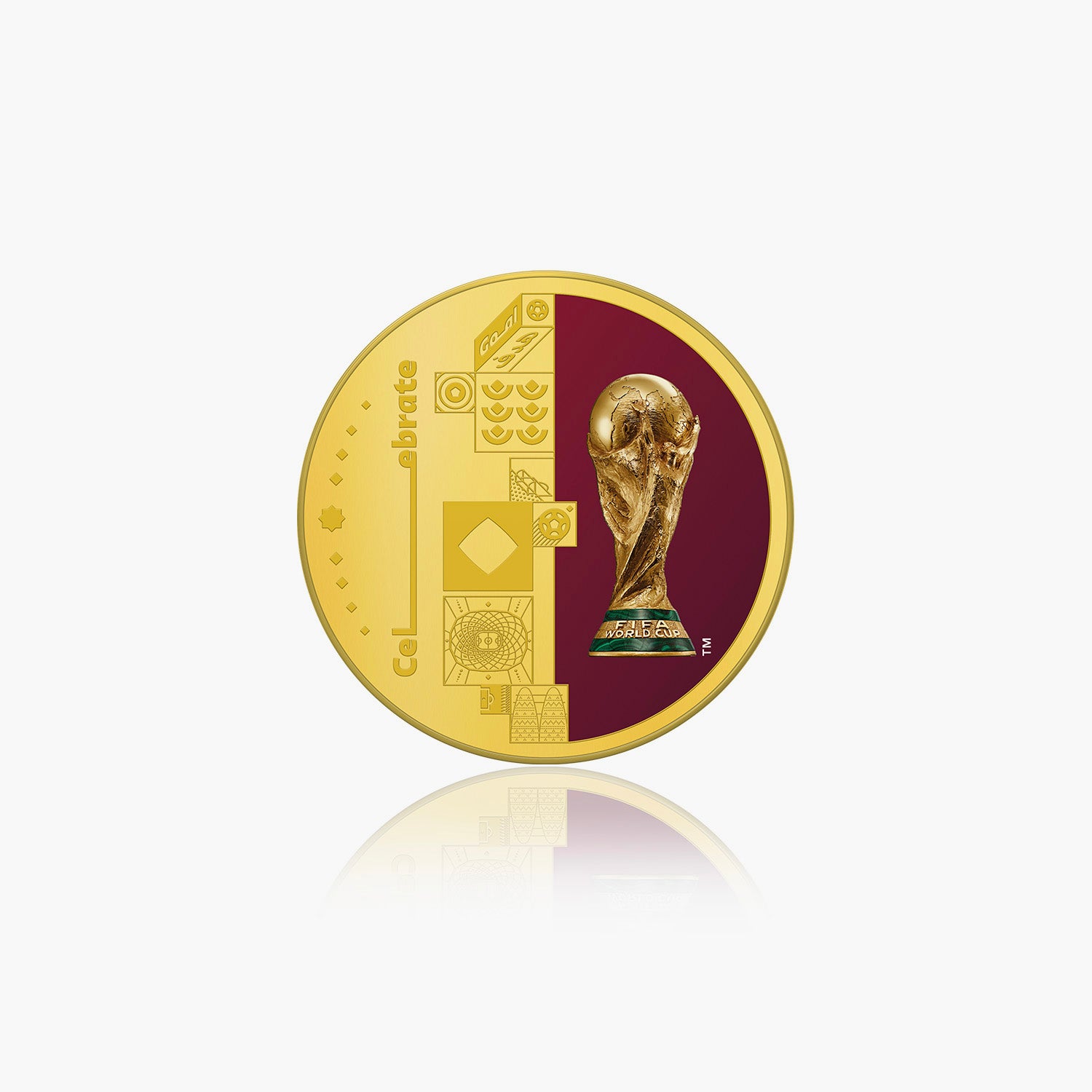 Coupe du Monde de la FIFA Qatar 50 mm Commémorative