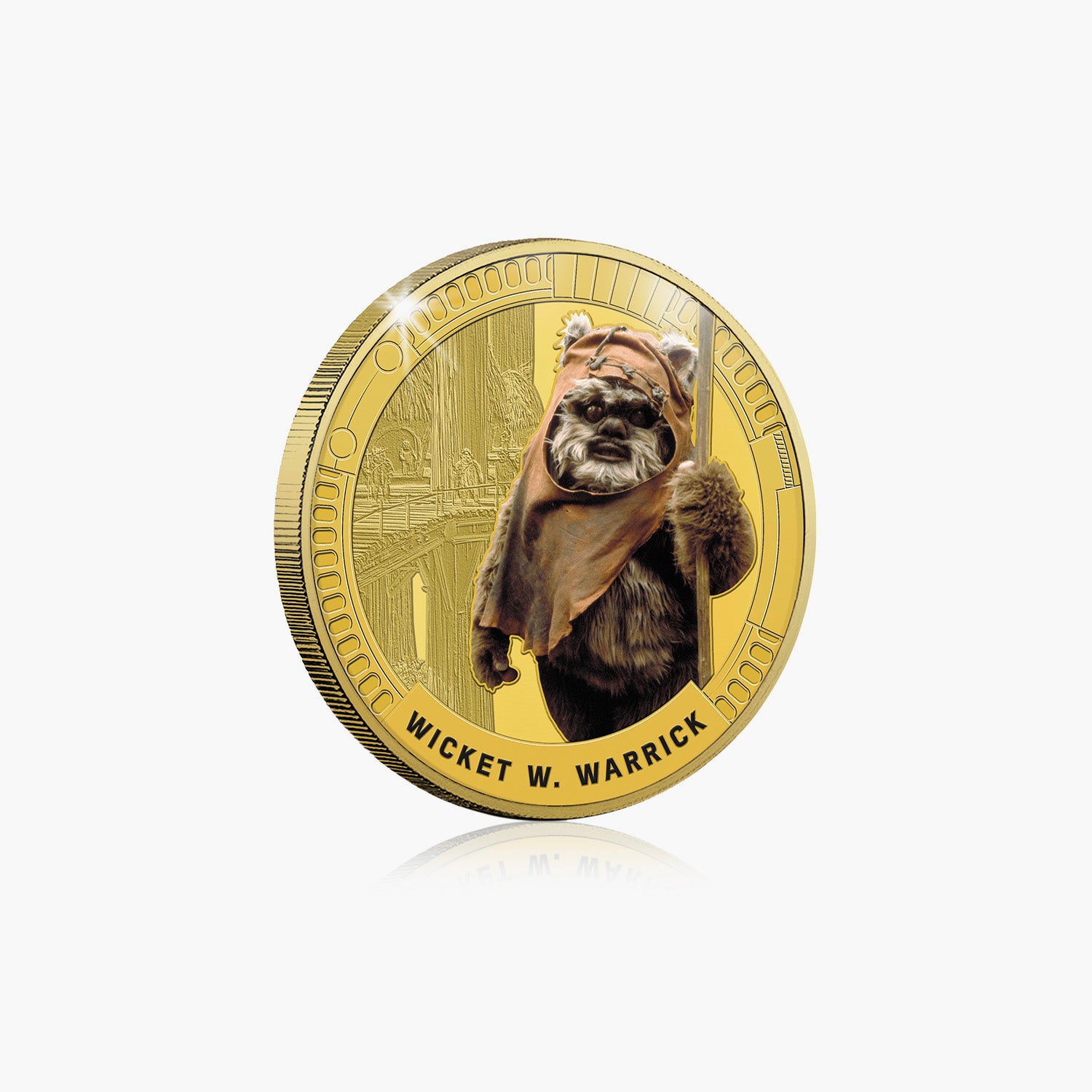 Wicket W. Warrick Gold - Plated Commemorative