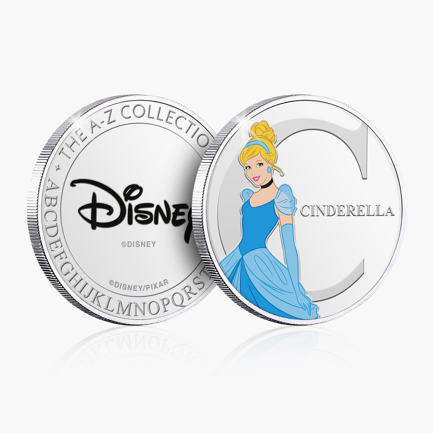 C is for Cinderella Silver-Plated Full Colour Commemorative