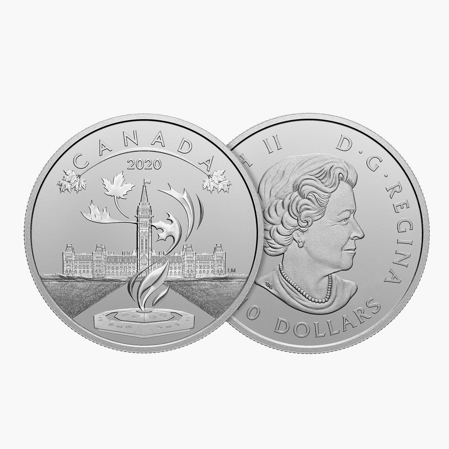O カナダ議会コイン