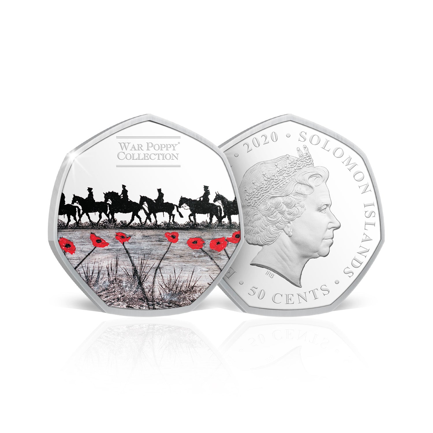For Heroes And Horses Silver Plated Coin