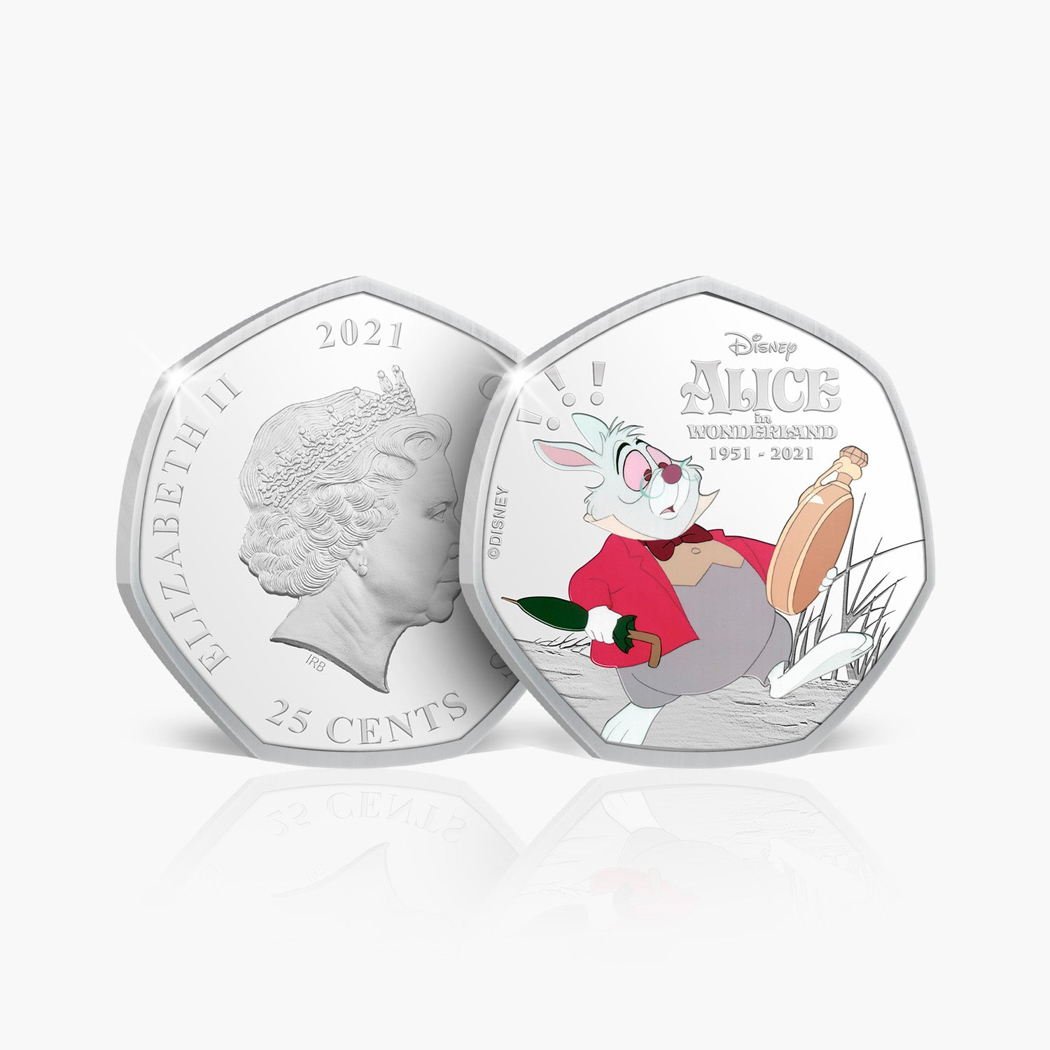 I'm Late Silver Plated Coin