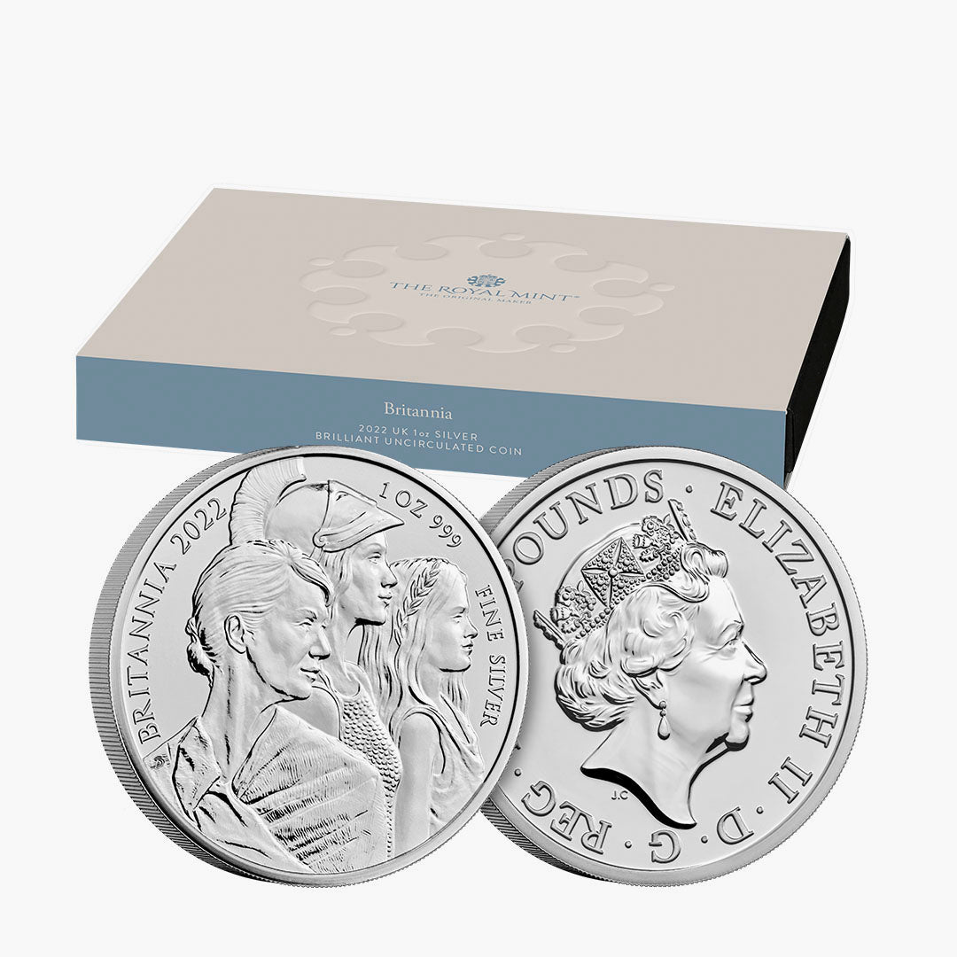 The Britannia 2022 UK 1oz Silver Brillant Uncirculated Unique Coin