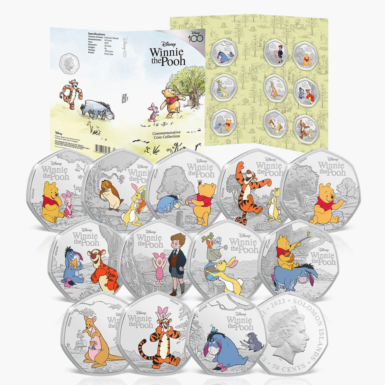 The Winnie the Pooh 2023 Complete Coin Collection