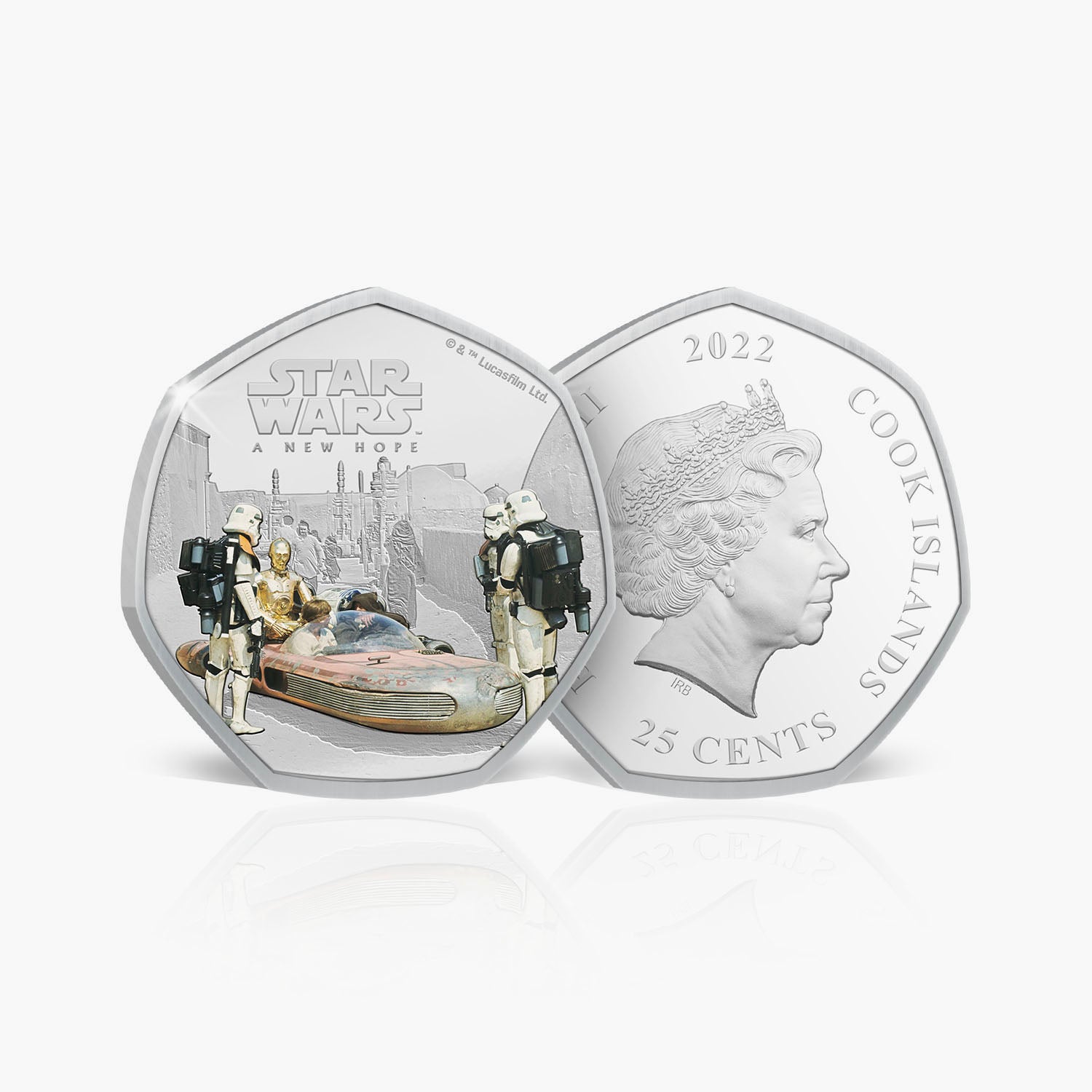 A New Hope - Jedi Mind Trick Silver Plated Coin
