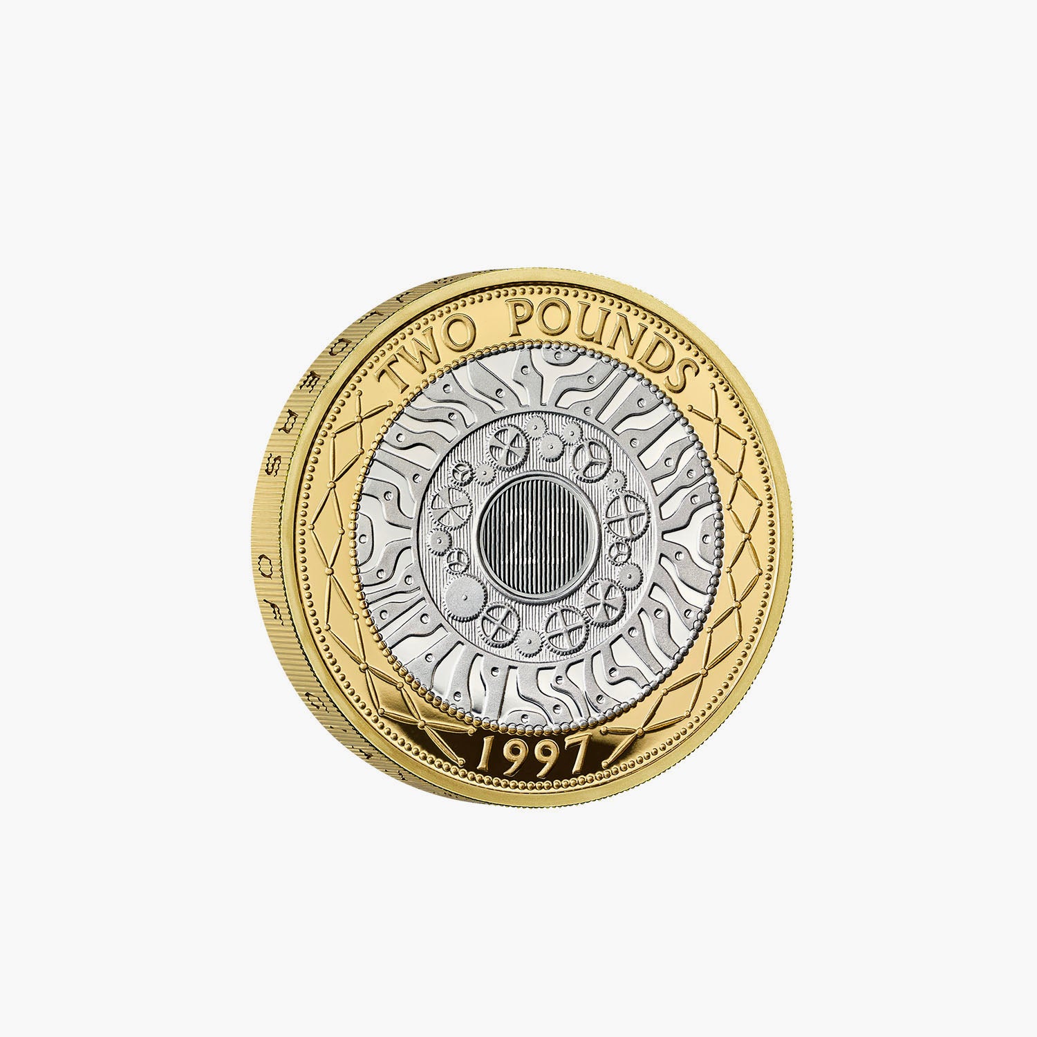 2022 英国ポンド 2 ポンド銀プルーフ コインの 25 周年を祝う