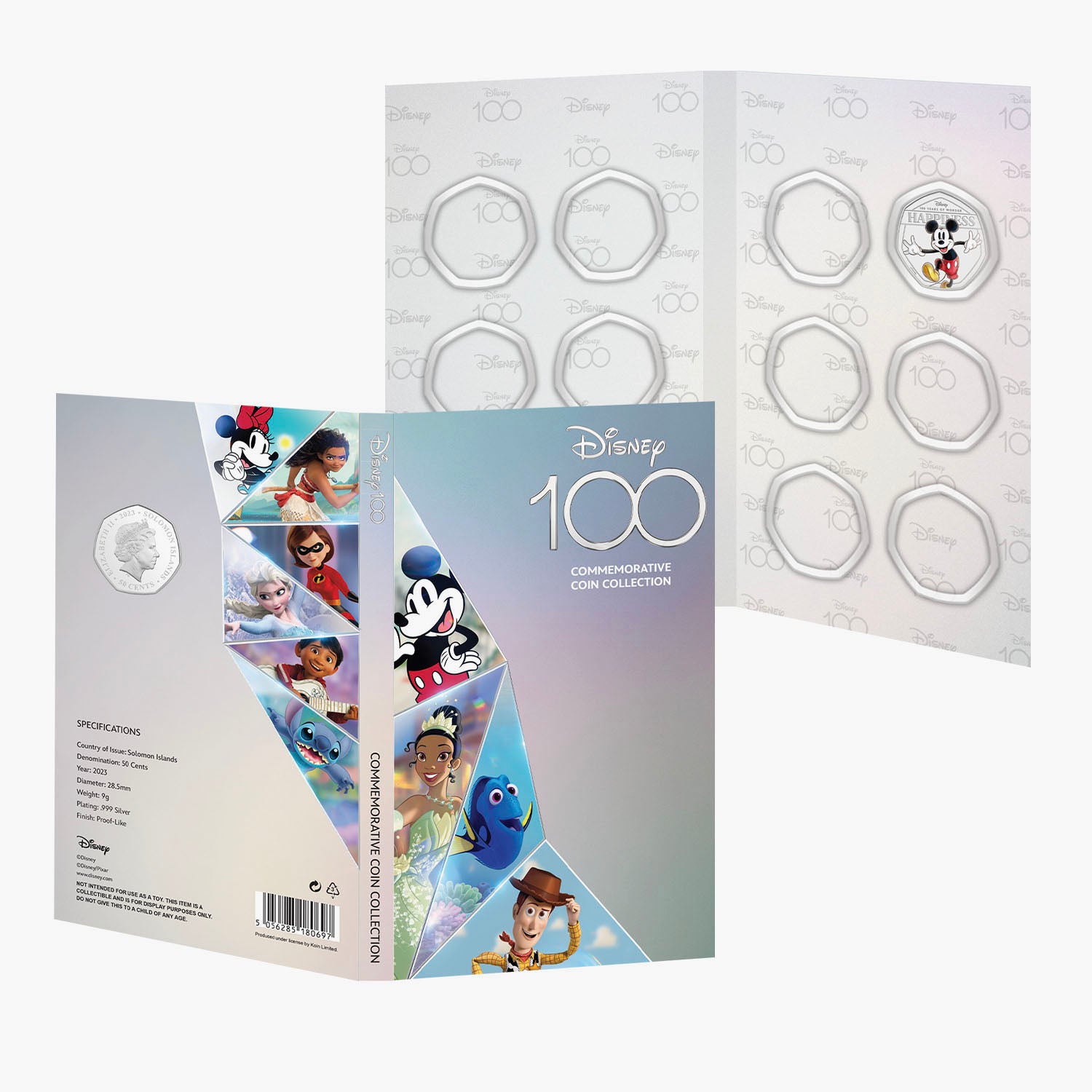 The Official 100th Anniversary of Disney 2023 Coin Collection