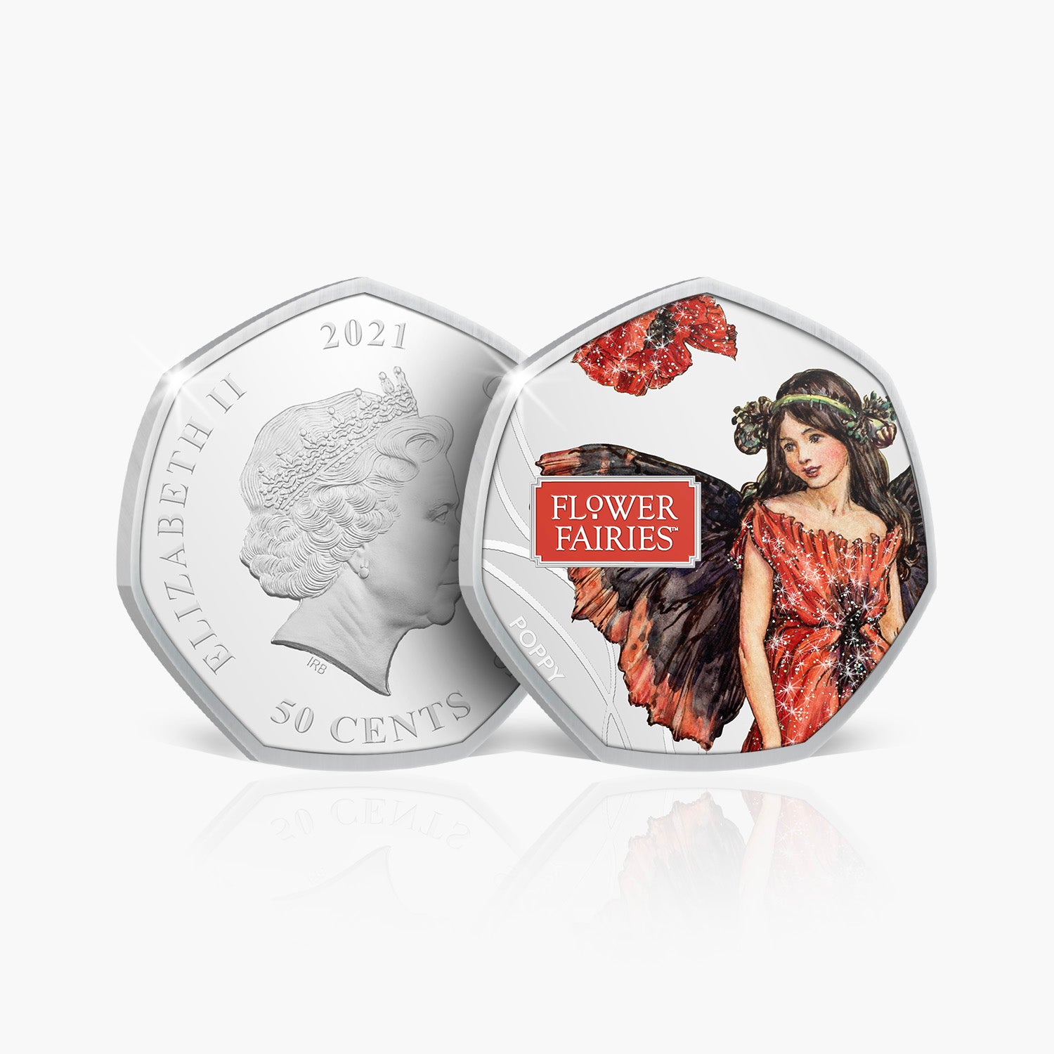 Poppy Silver Plated Coin