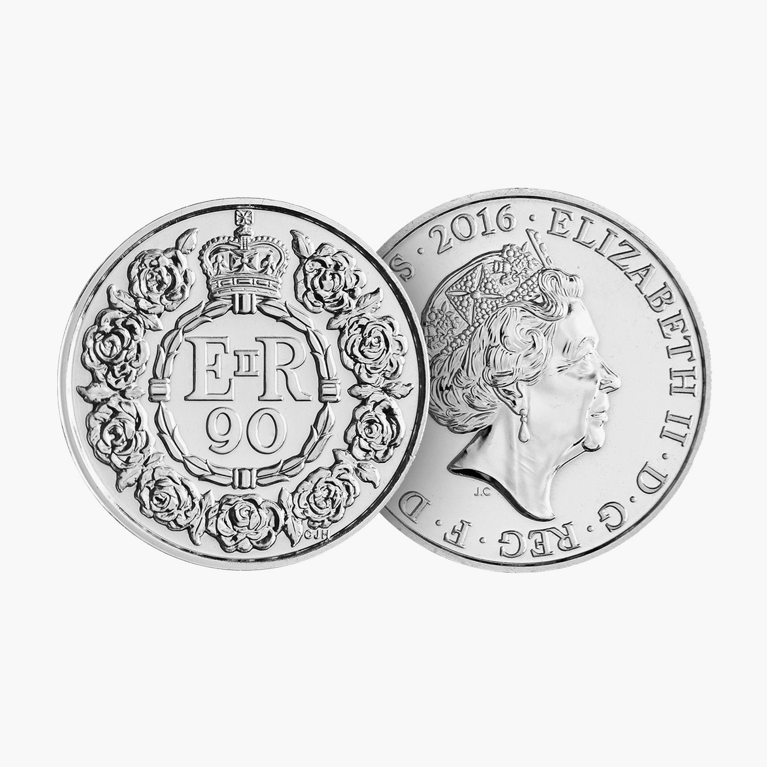 Le 90e anniversaire de la reine Elizabeth II 2016 Pièce de 20 £ en argent fin