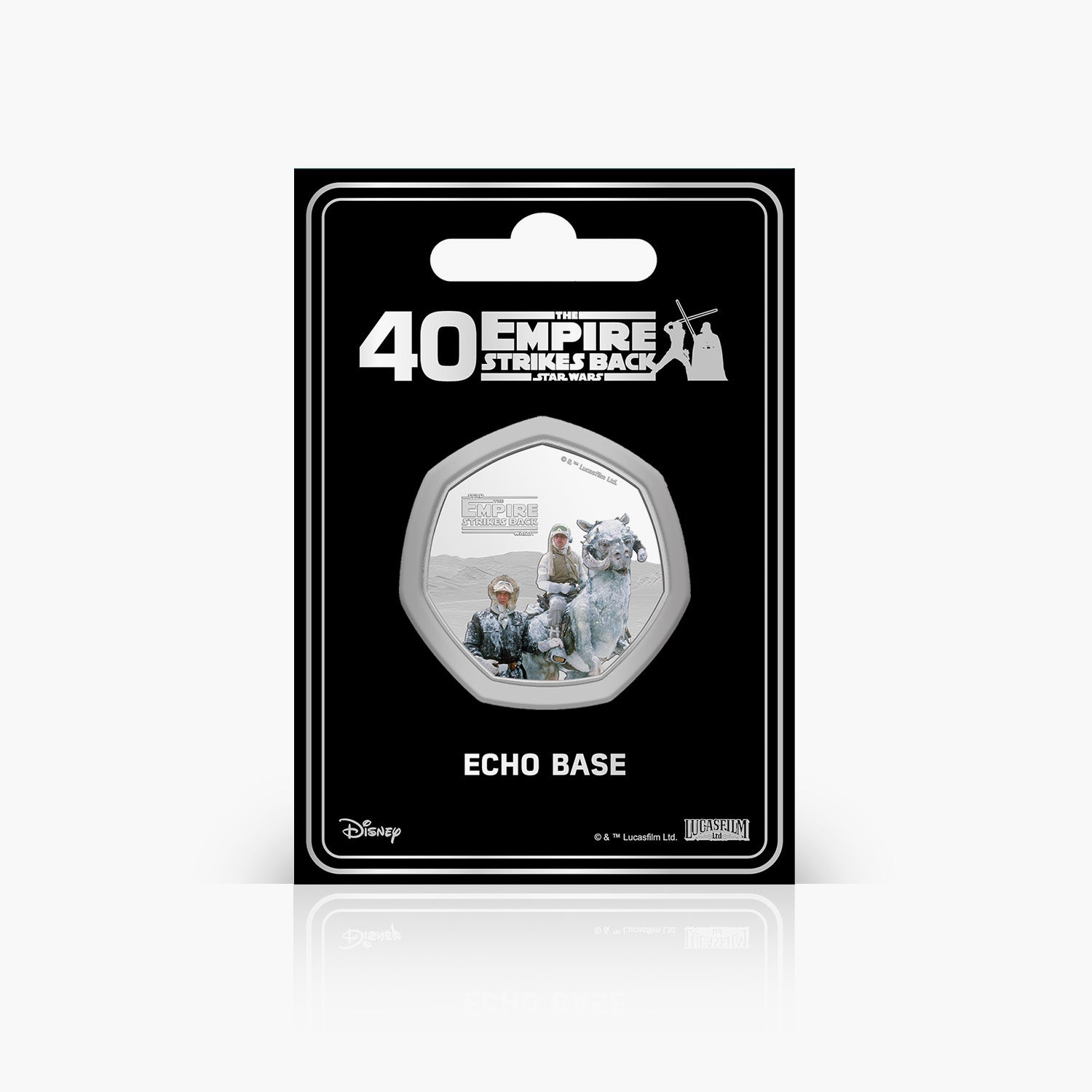 Echo Base Silver Plated Coin