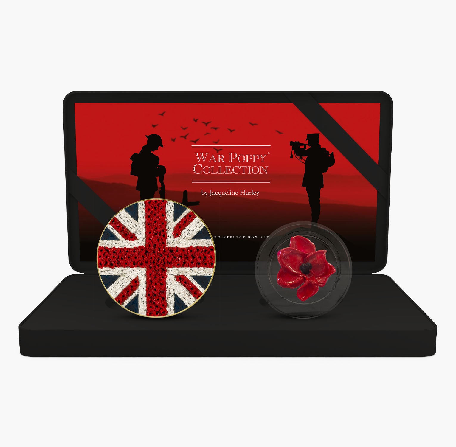 The Jacqueline Hurley War Poppy a Time to Reflect Box Set