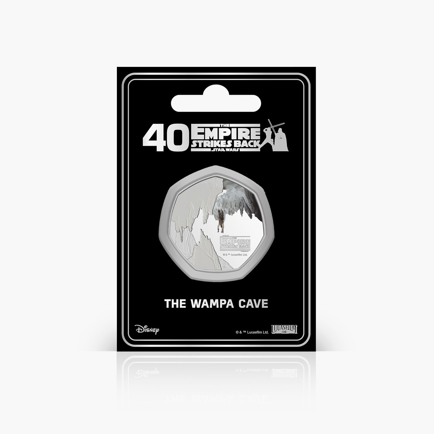 The Wampa Cave Silver Plated Coin