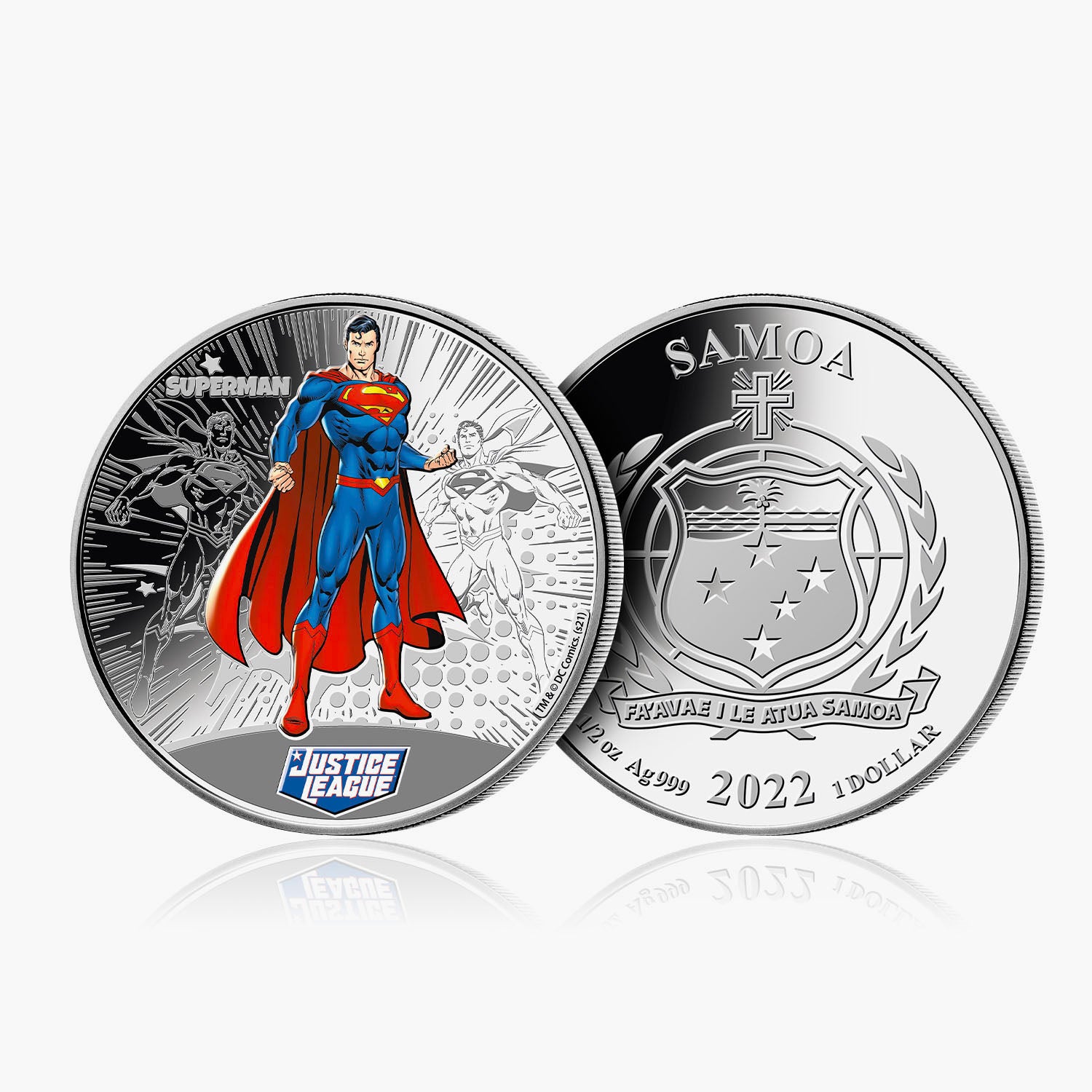 Justice League - Superman 1/2oz Silver Coin