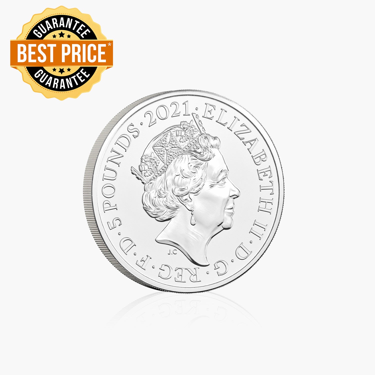 Gandhi £5 Brilliant Uncirculated Coin