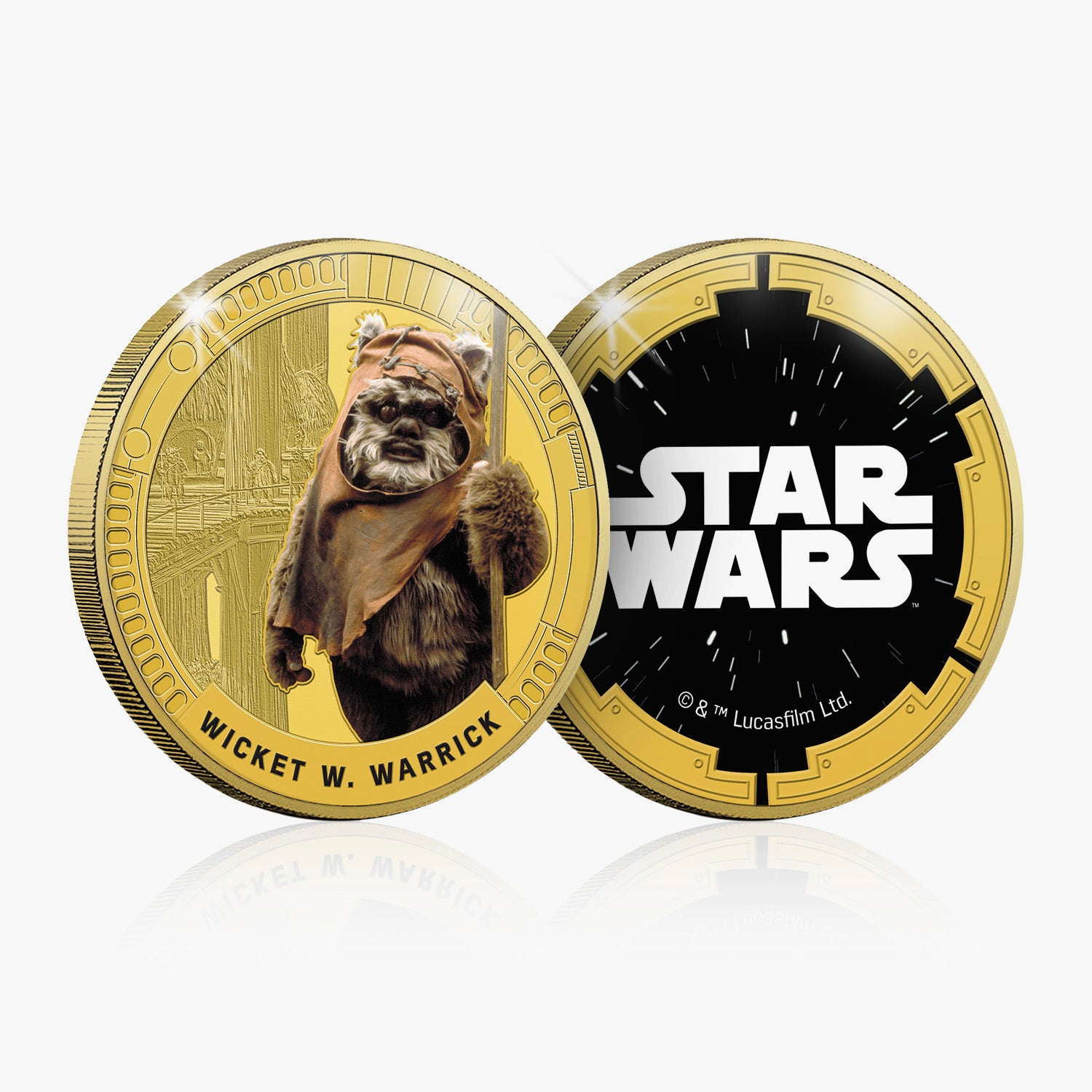 Wicket W. Warrick Gold - Plated Commemorative
