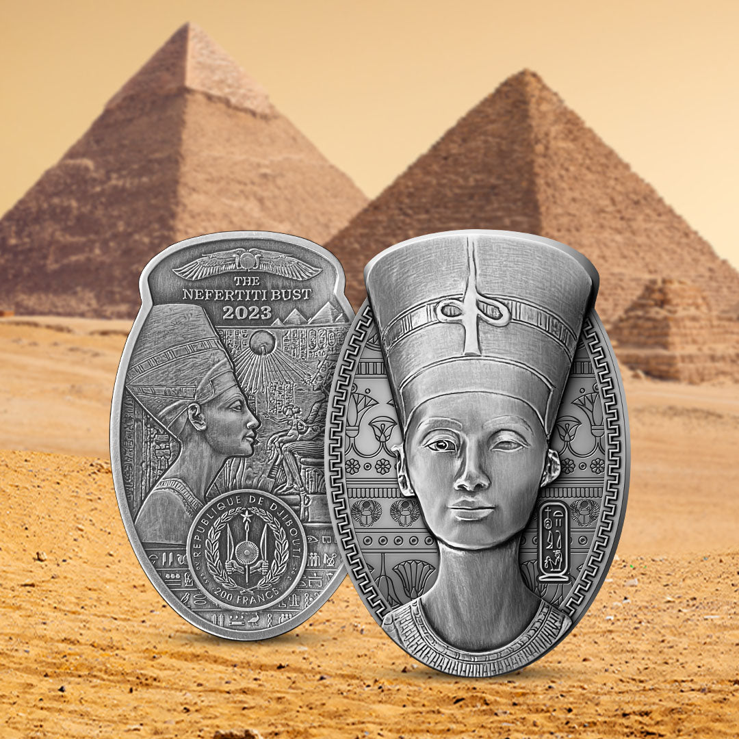 Nefertiti 3D 3oz Silver 2023 Coin