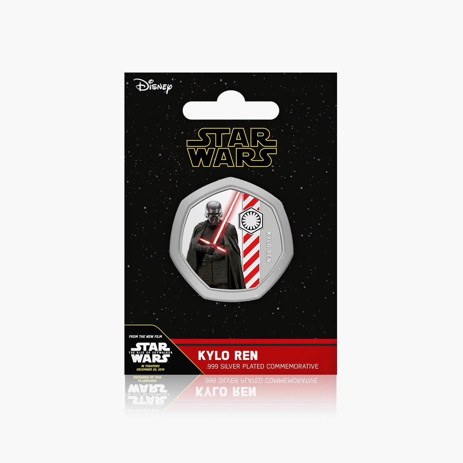 Kylo Ren Silver-Plated Commemorative