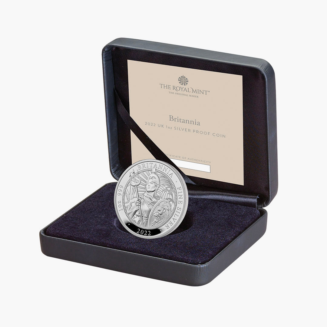 The Britannia 2022 UK 1oz Silver Proof Coin