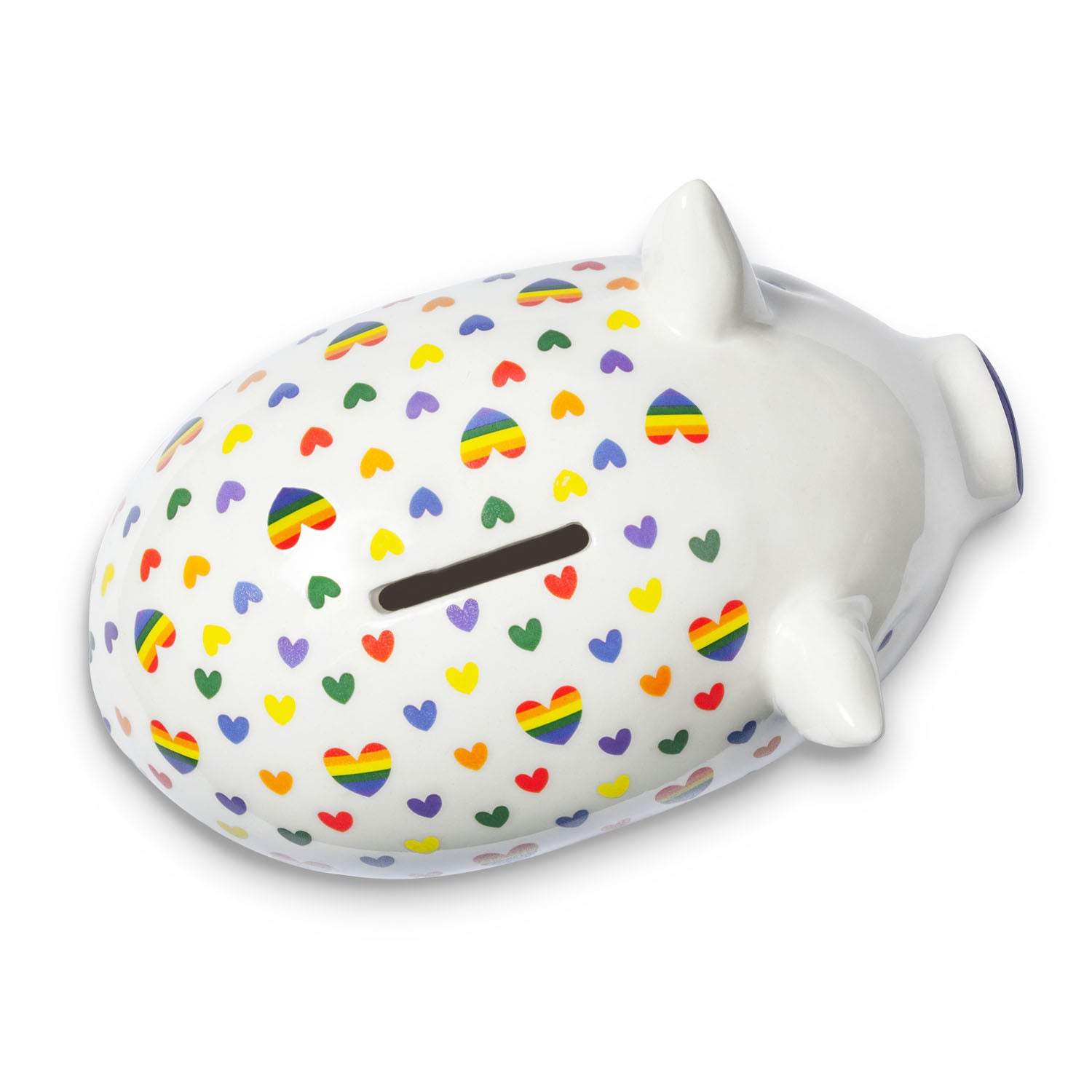 Tilly Pig - Hearts & Rainbows Piggy Bank