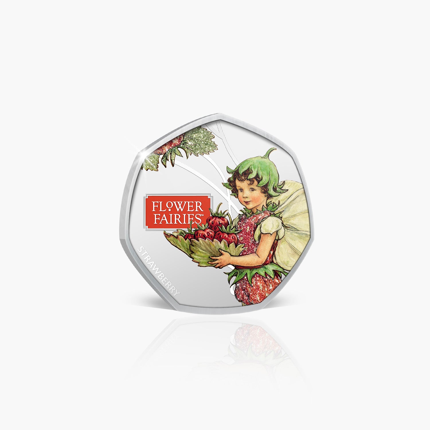 Strawberry Coin in Coin Holder