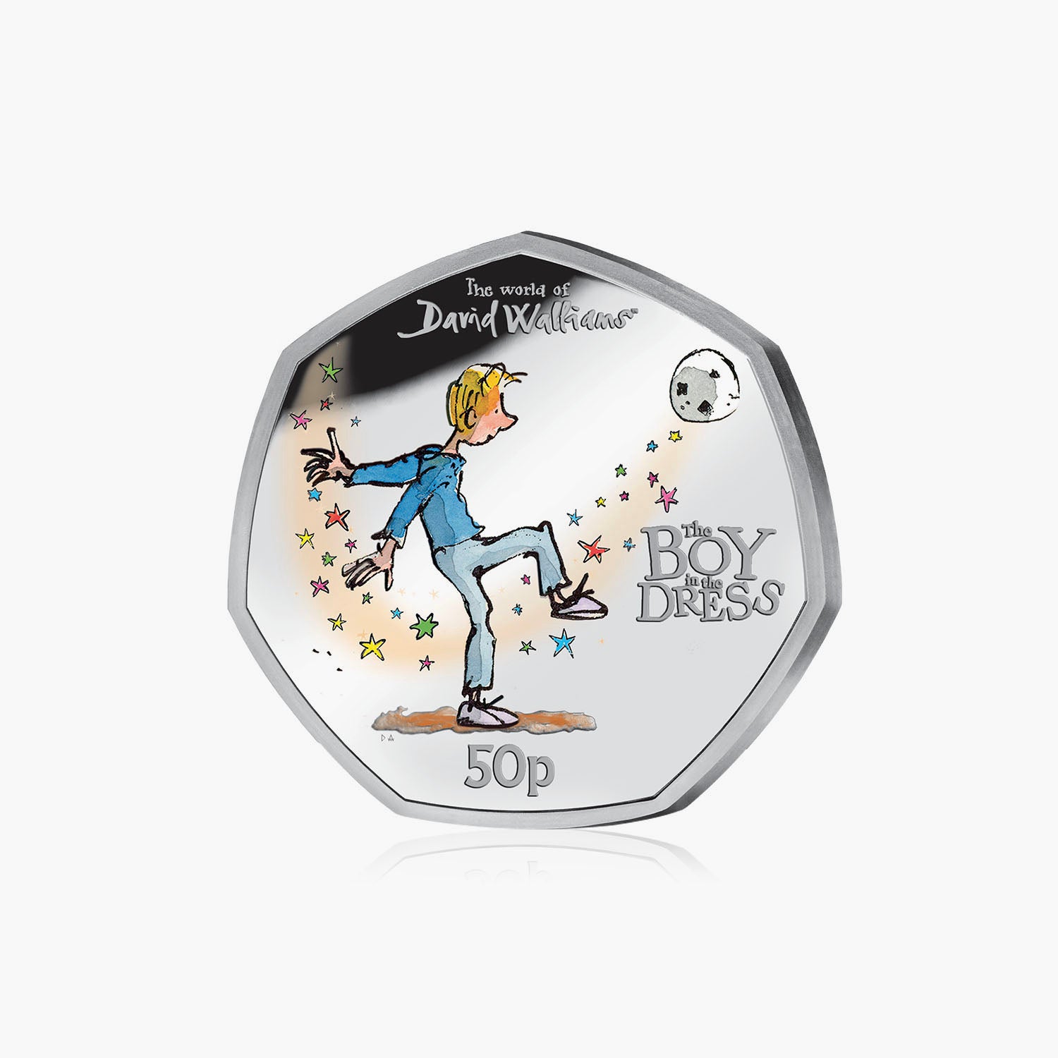 David Walliams The Boy in the Dress 50p with Colour