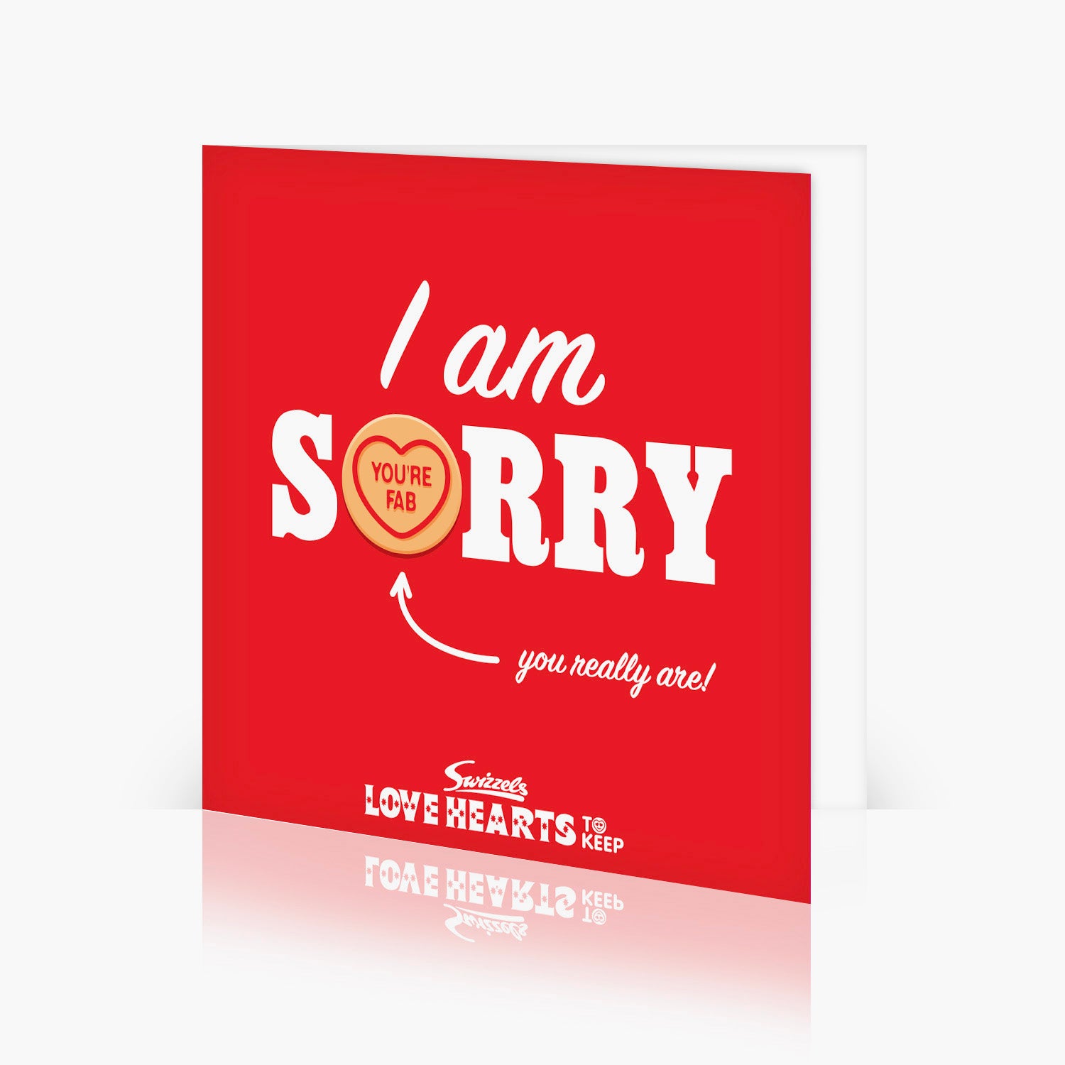 I Am Sorry Love Heart Card