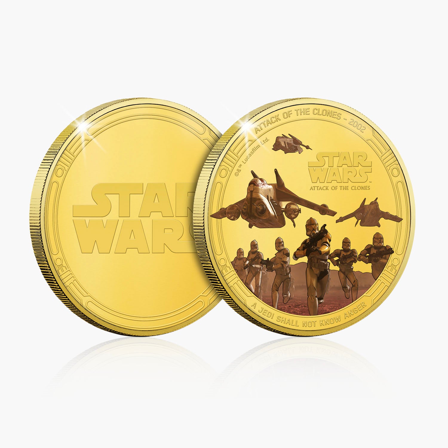 Attack of the Clones Gold Plated Commemorative