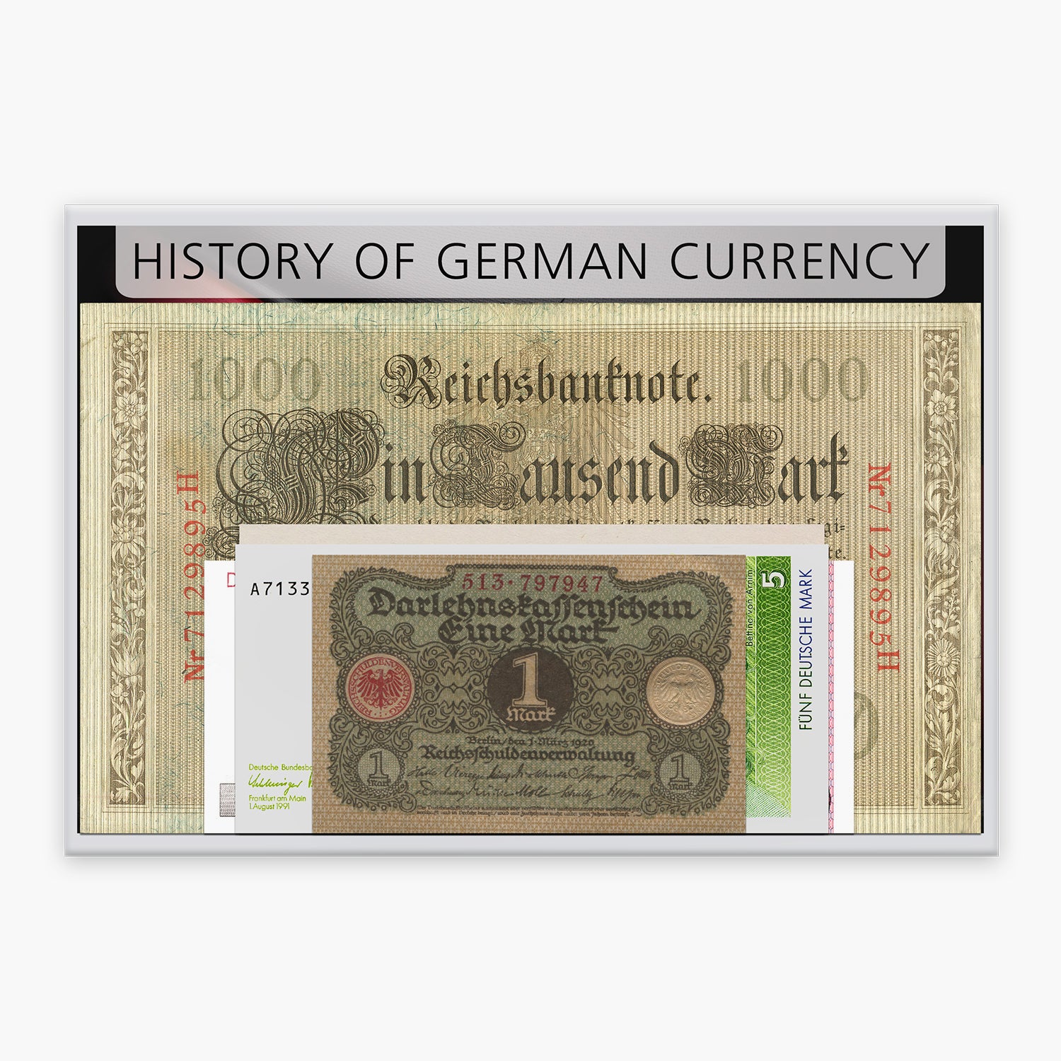 紙幣コレクション「ドイツ通貨の歴史」