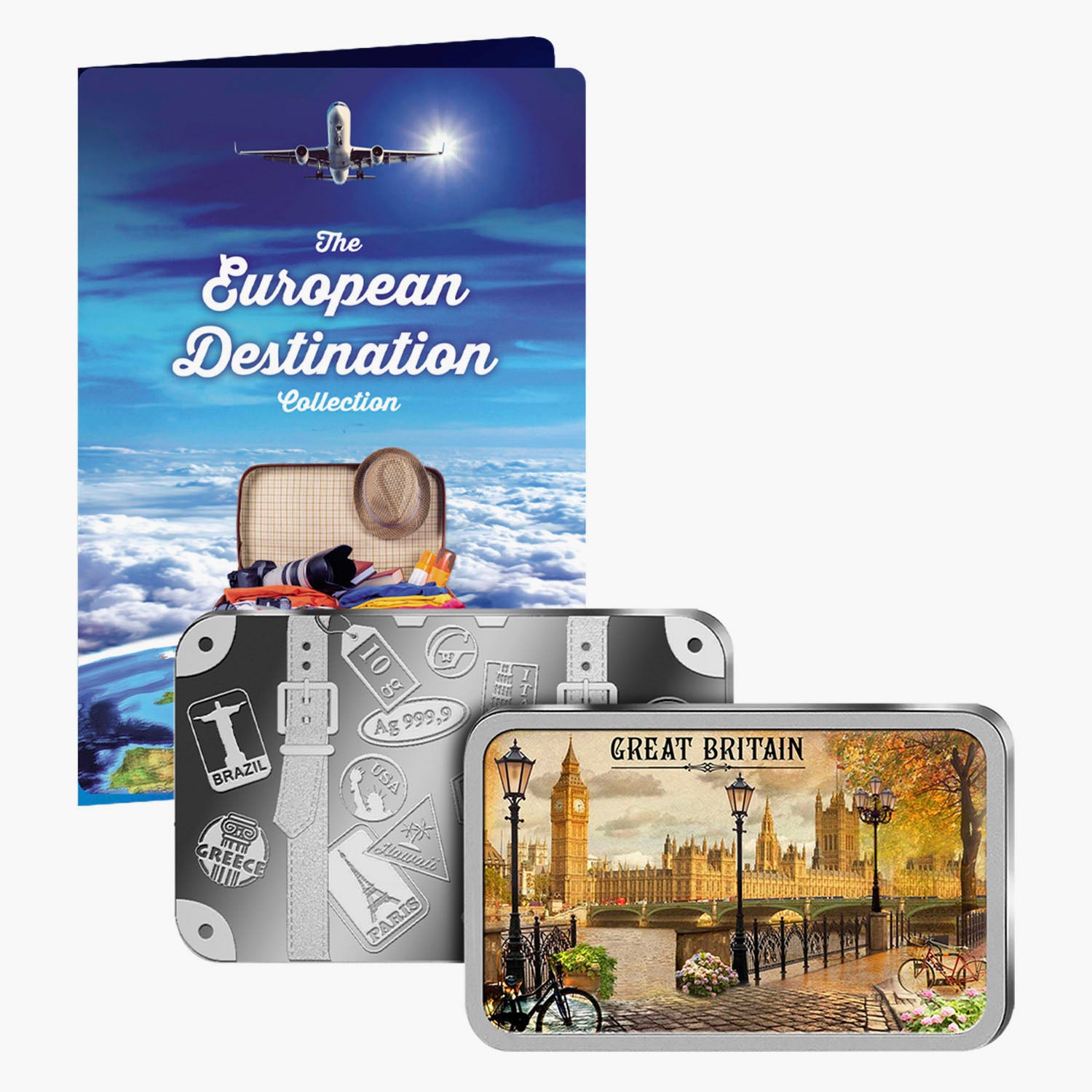 The European Destinations Solid Silver Ingot Collection